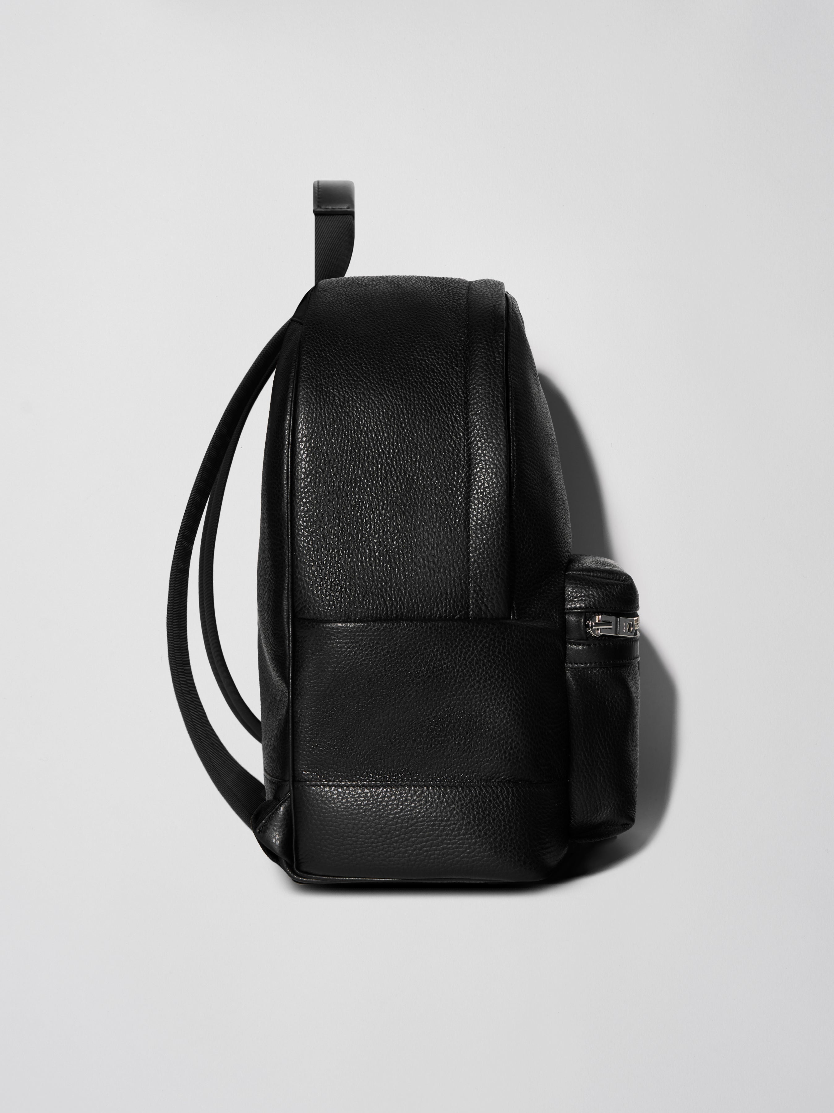 PEBBLED NAPPA BACKPACK - 4