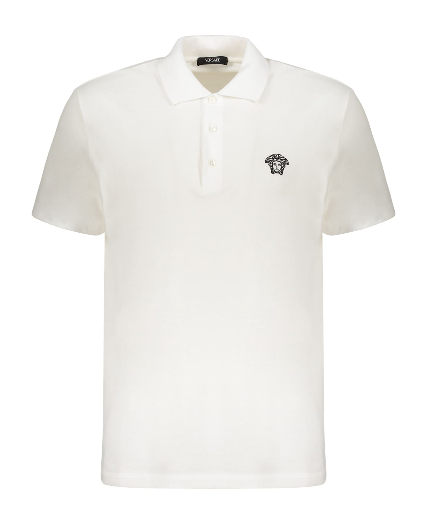 Embroidered Cotton Polo Shirt - 1