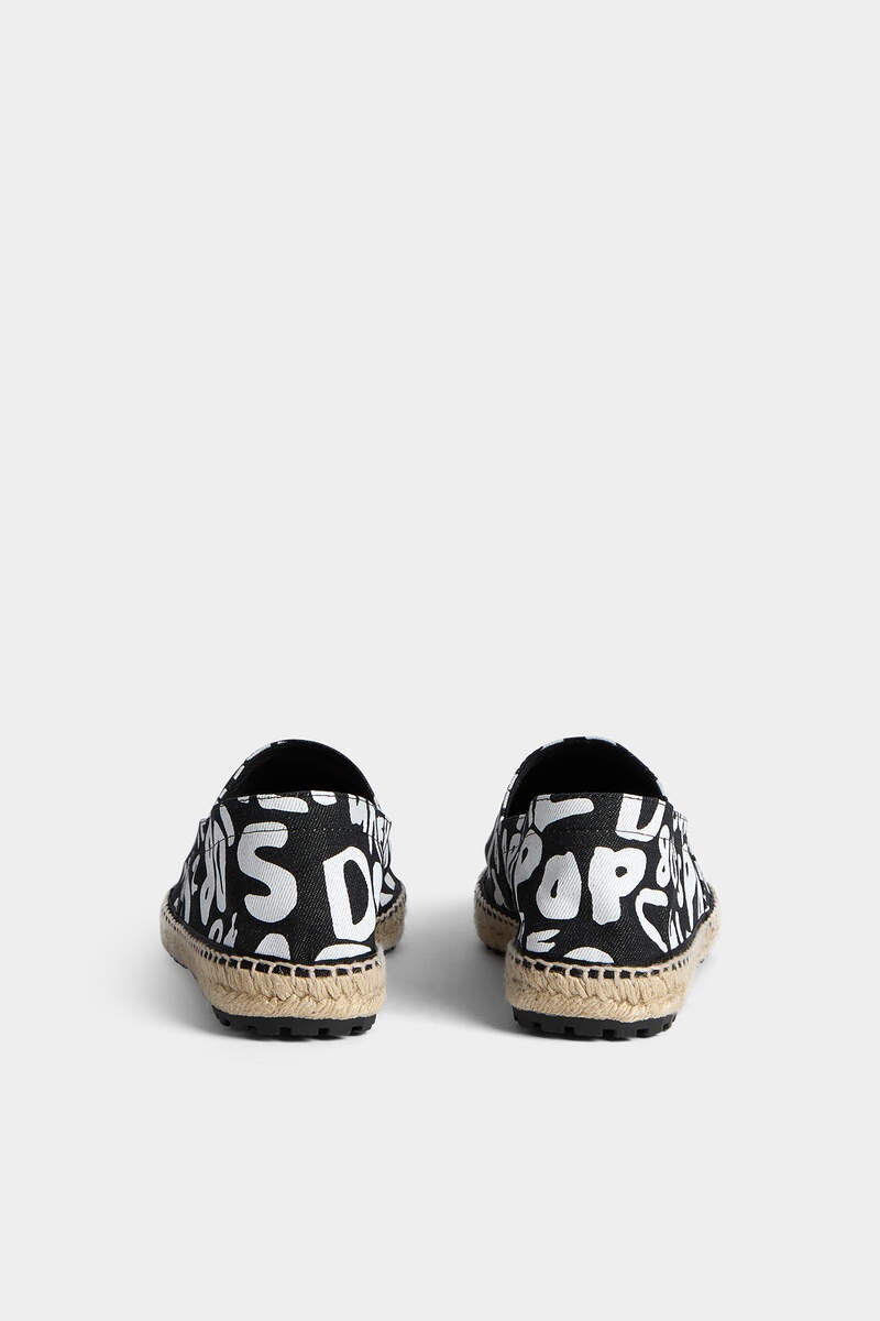 D2 POP 80'S FLAT ESPADRILLES - 3