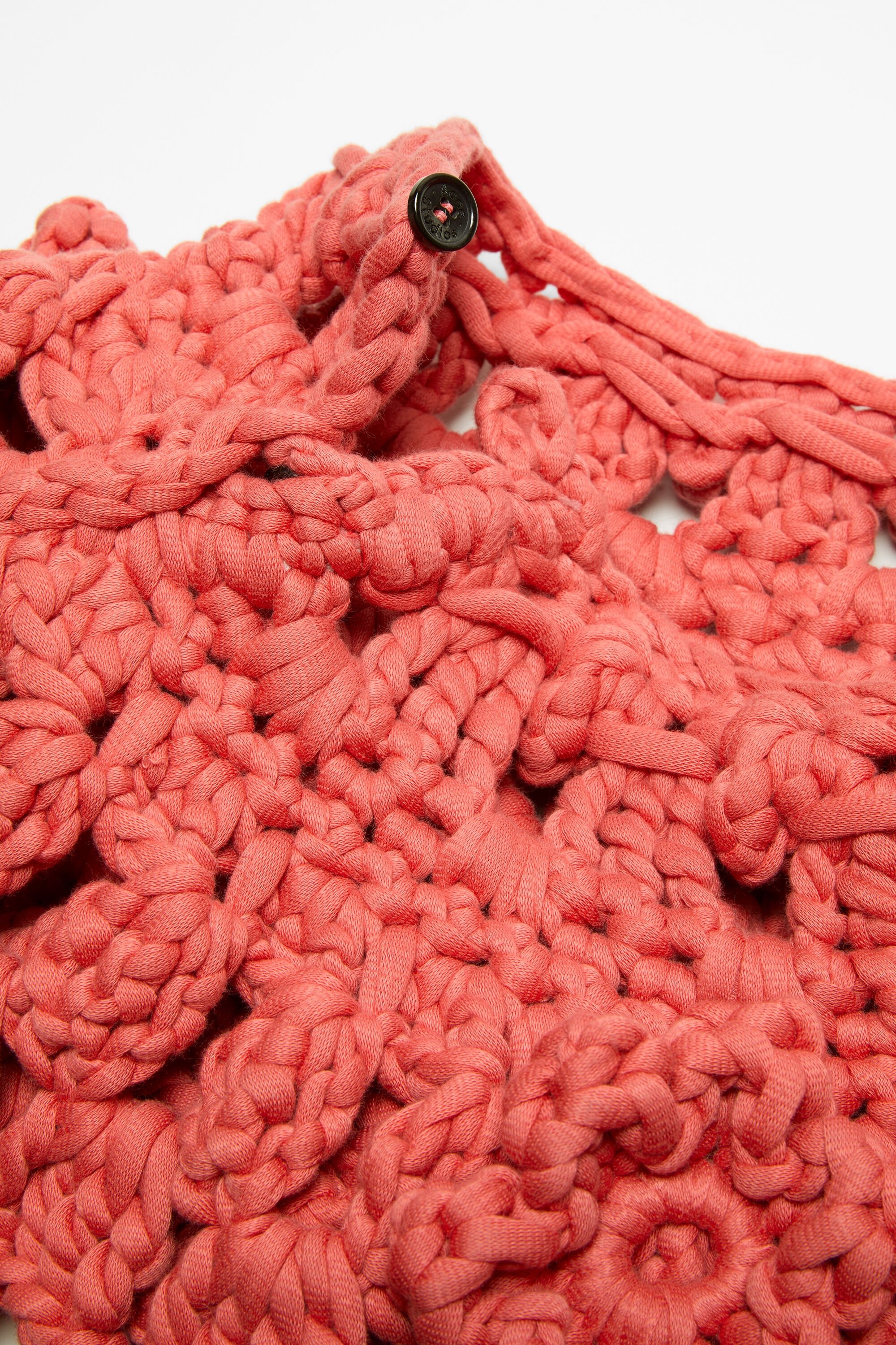 Crochet skirt - Coral red - 6