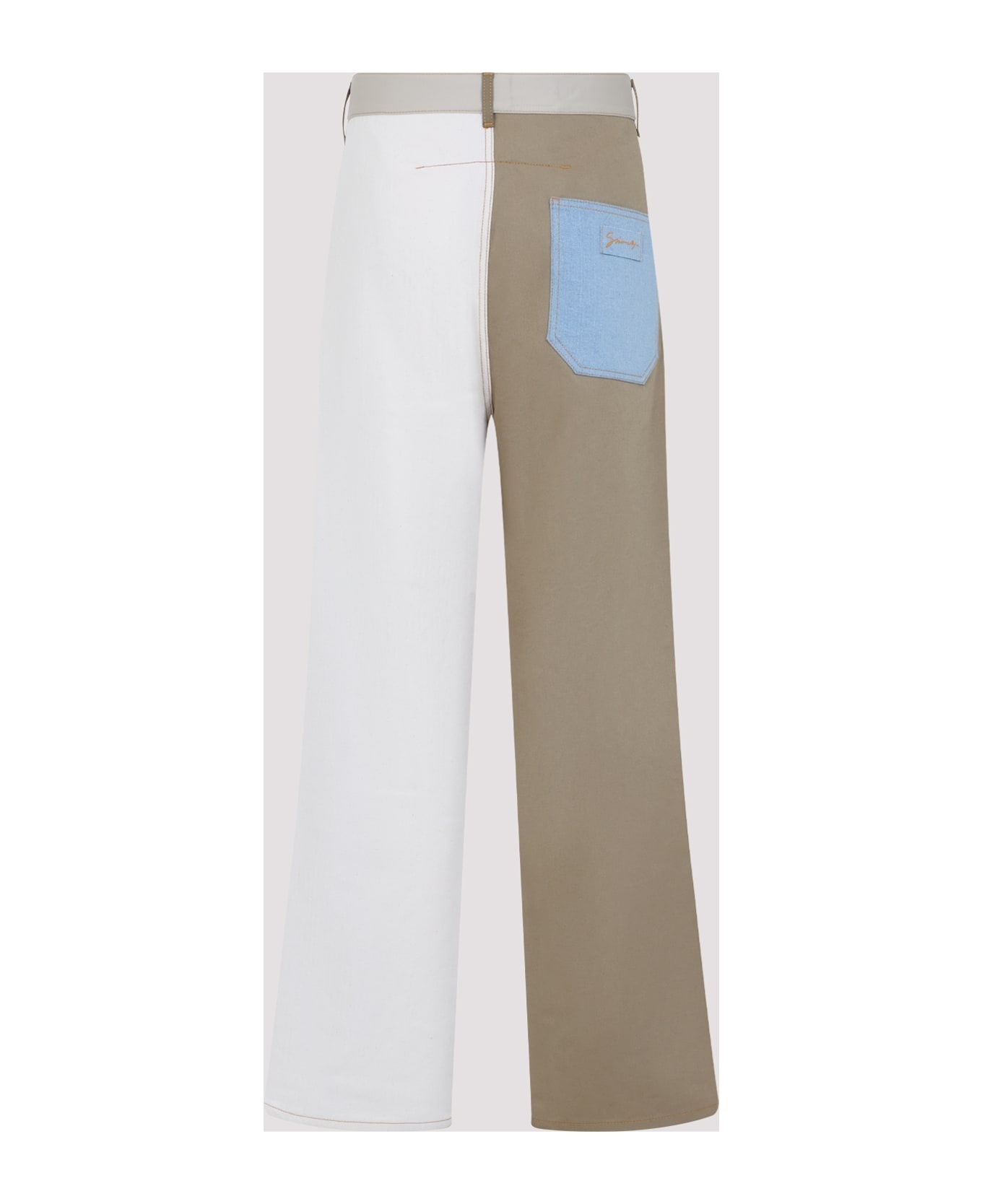 Relaxed Fit Denim Pants - 4