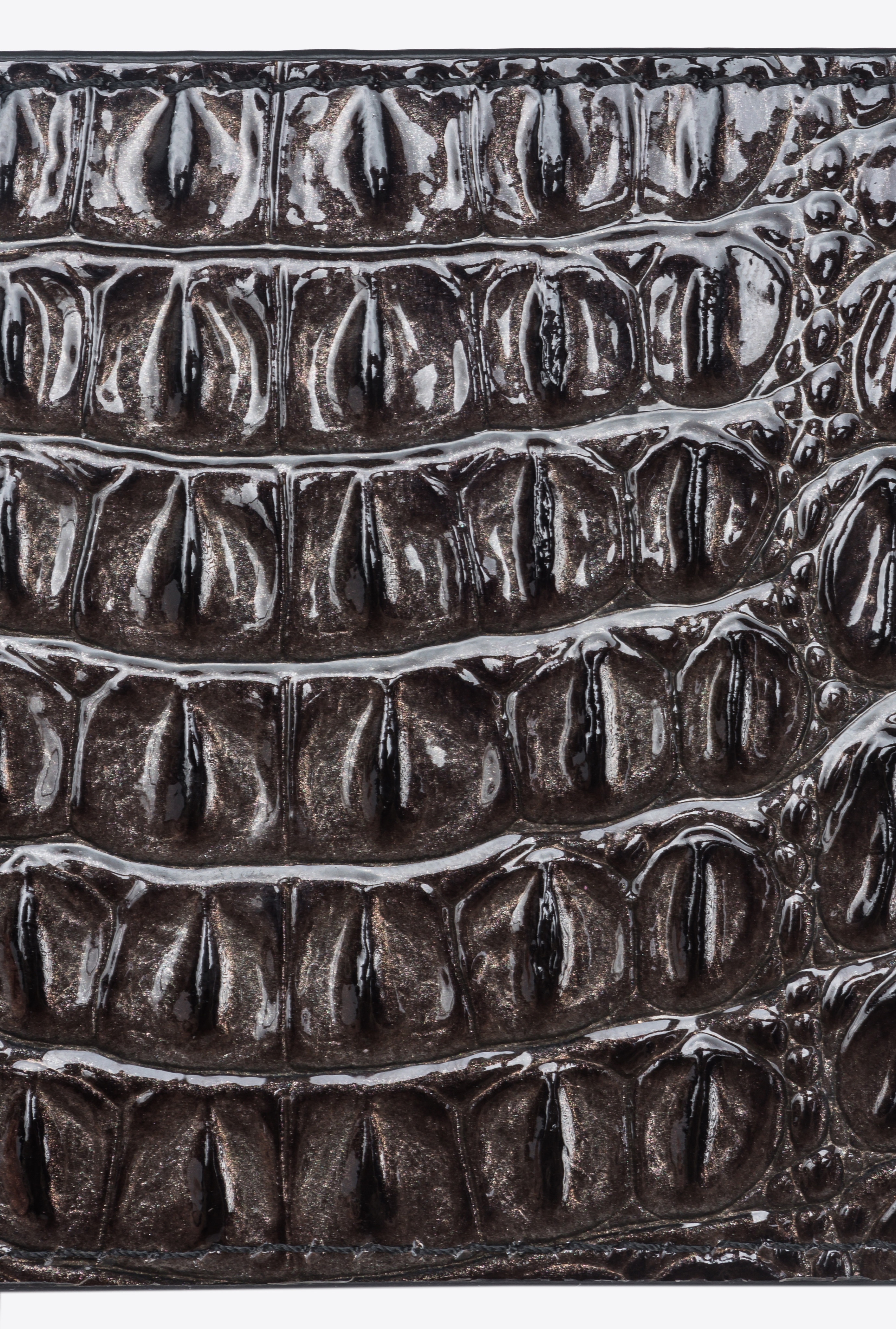 PINKO GALLERIA CROC-PRINT LEATHER CARD HOLDER - 5