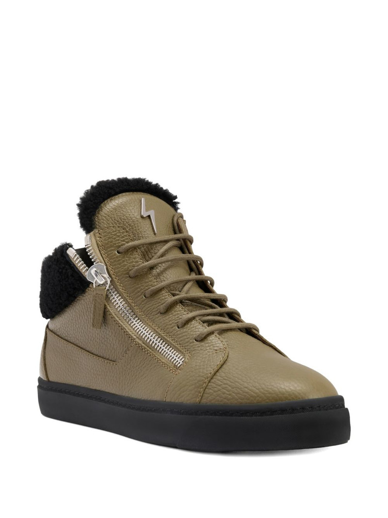 Giuseppe Zanotti Kriss side zip sneakers outlook