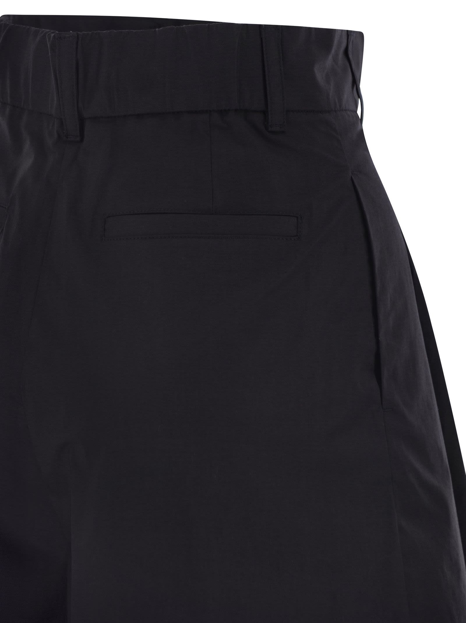 Herno Women Stretch Cotton Bermuda Shorts - 4