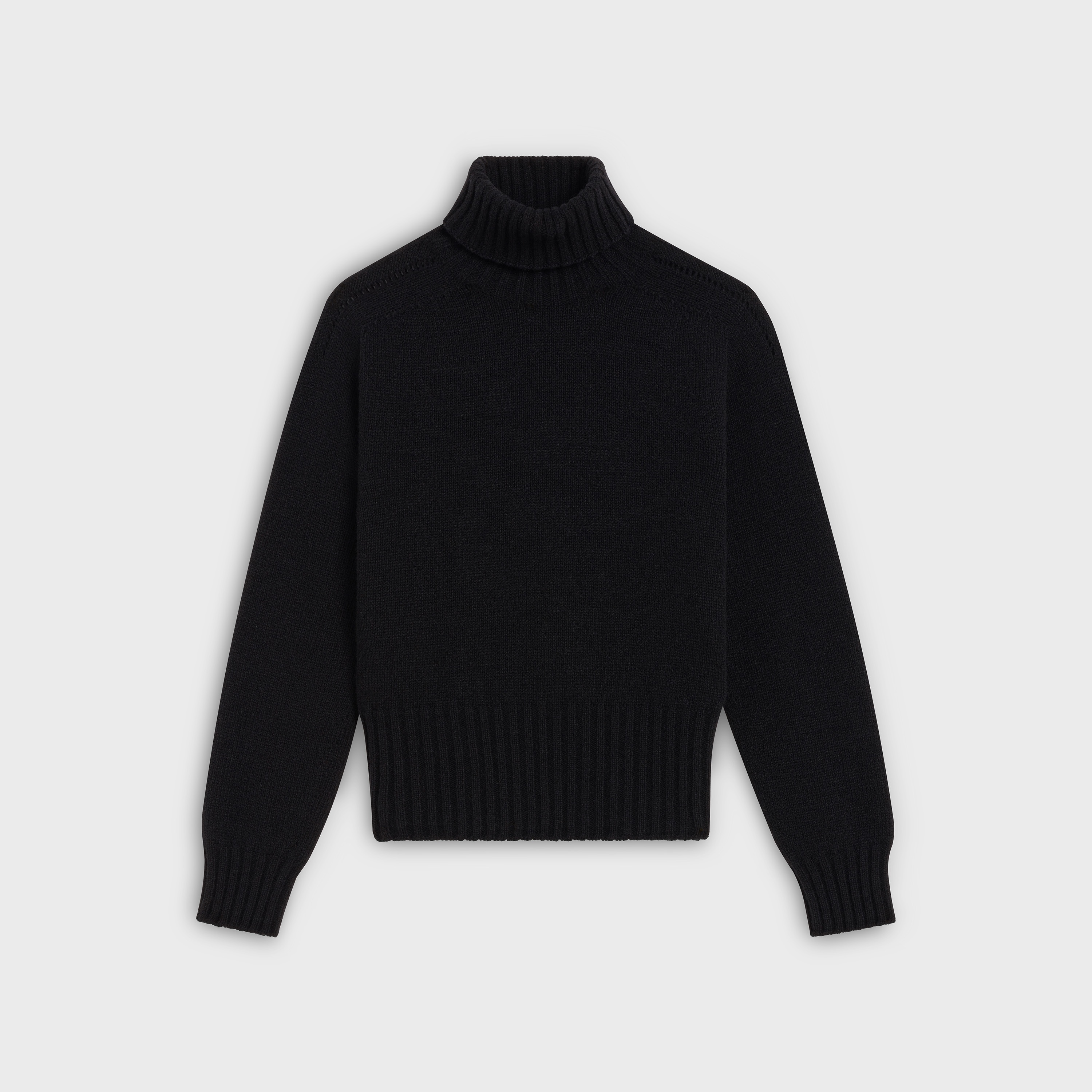 70’S ICONIC SHETLAND TURTLENECK SWEATER - 1