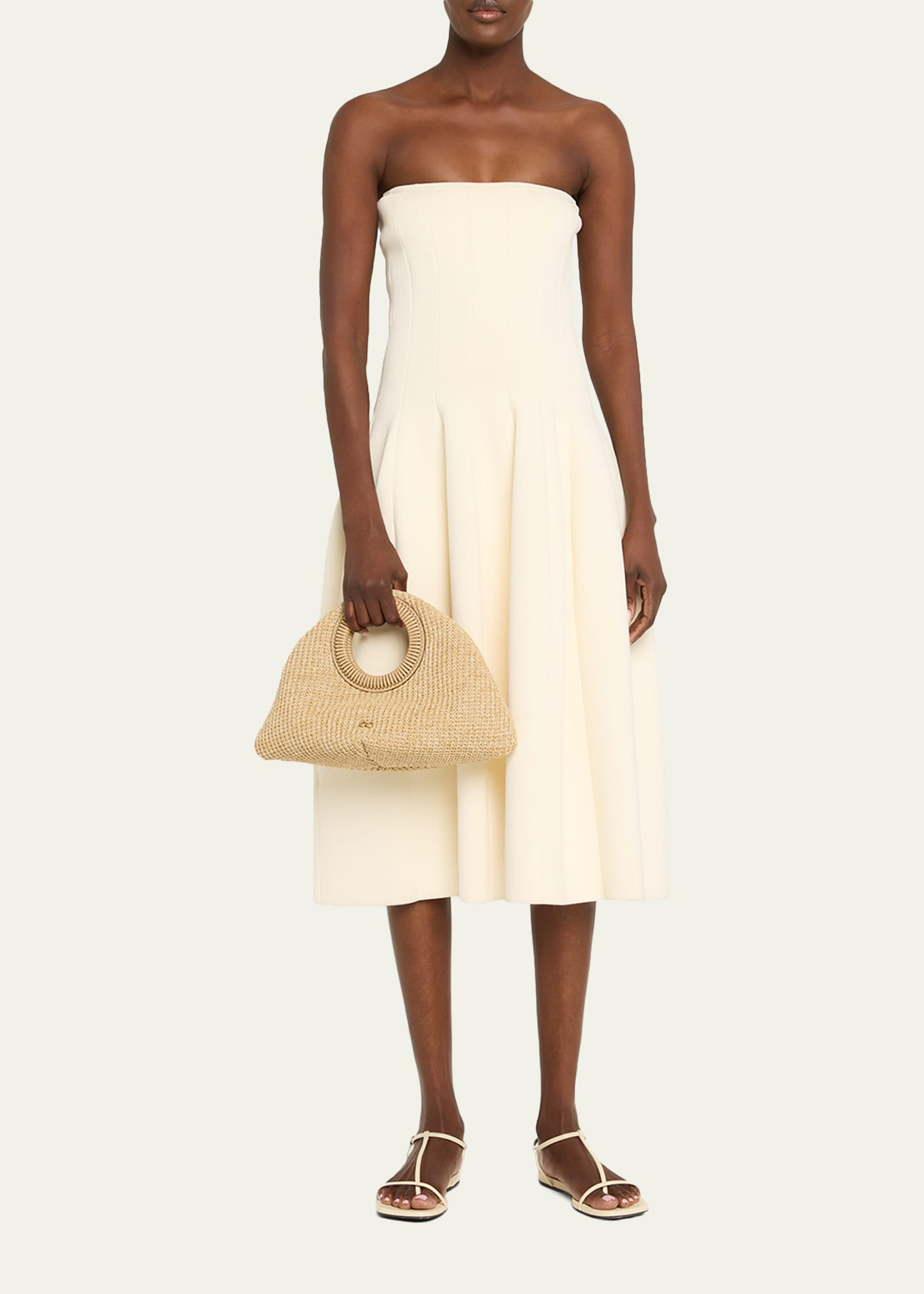 Thais Woven Top-Handle Bag - 6