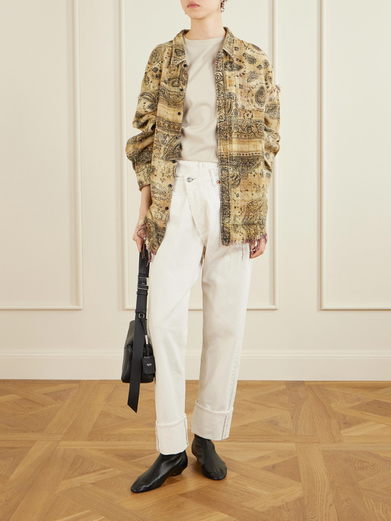 R13 Cuffed Crossover Jeans outlook