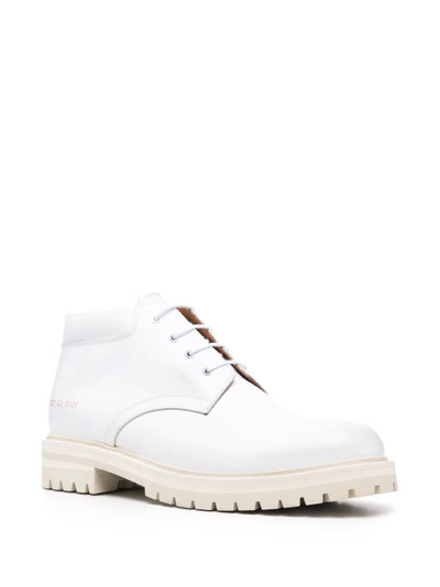 Common Projects leather lace-up ankle boots outlook