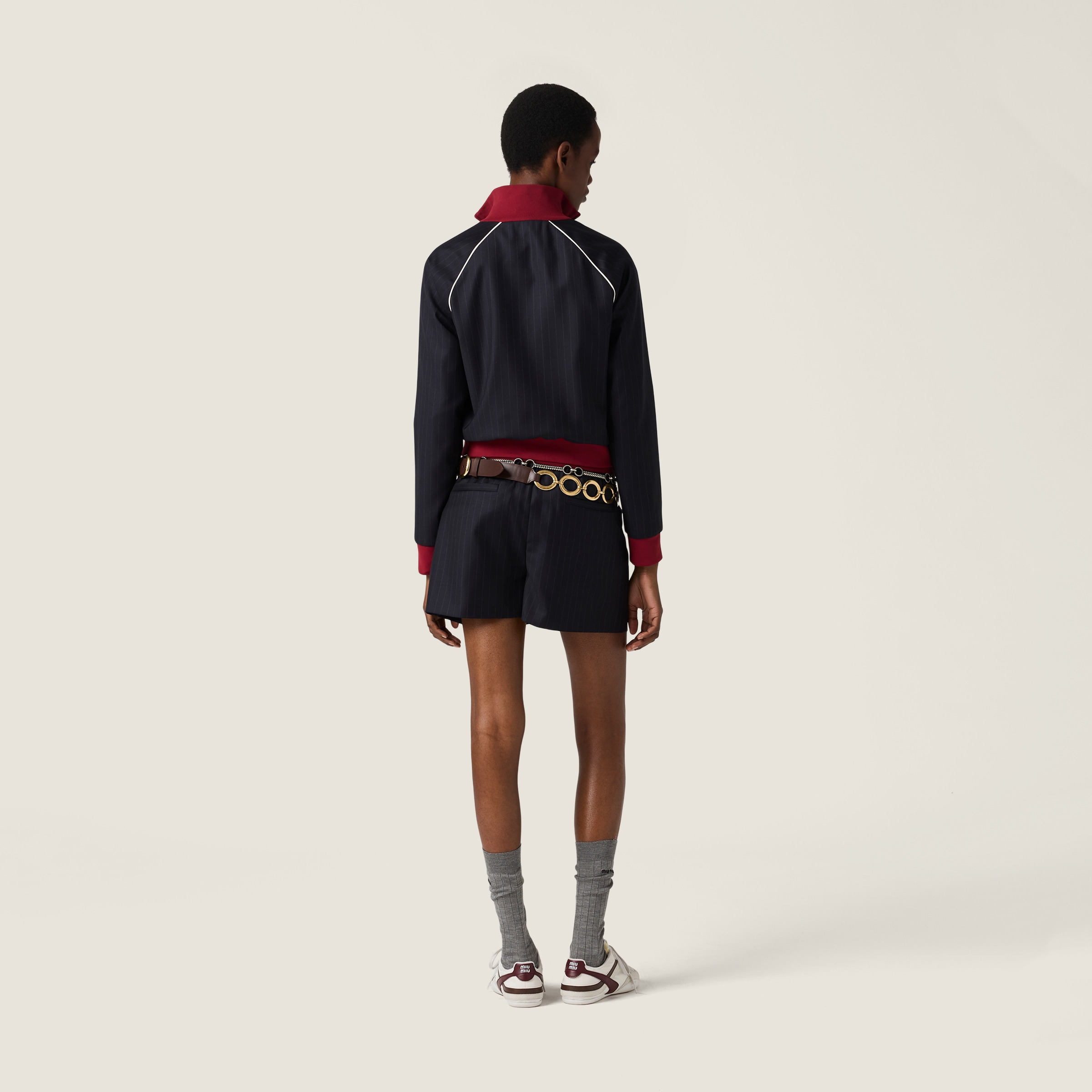 Pinstripe shorts - 3