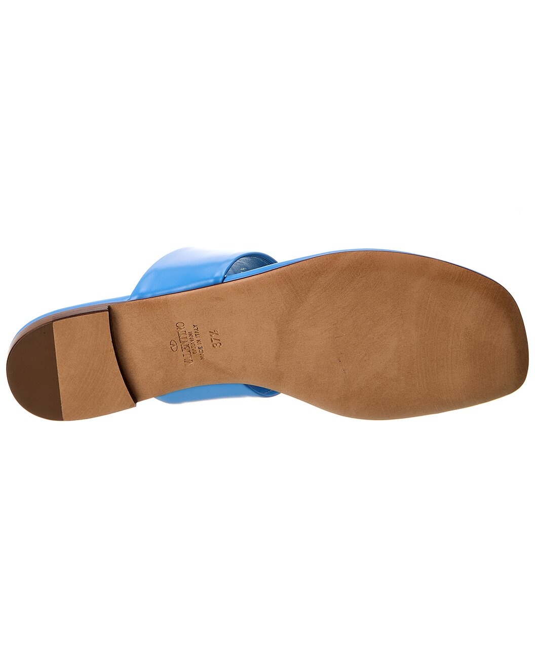 Valentino One Stud Leather Sandal - 4