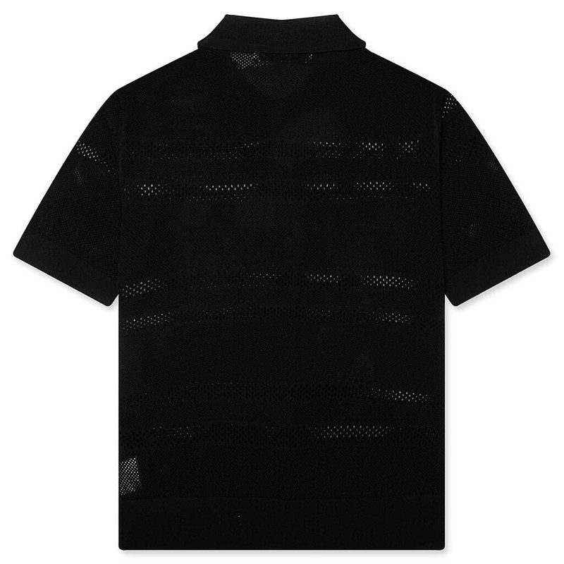 Dries Van Noten MERCY 3701 M.K. POLO - BLACK outlook