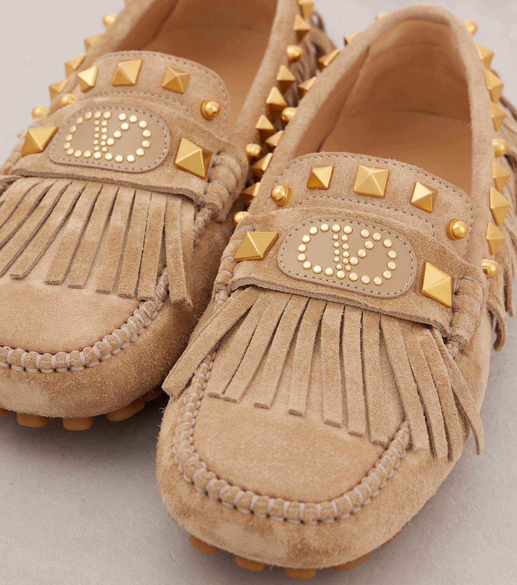 Plaster Caster suede driving shoes - 5