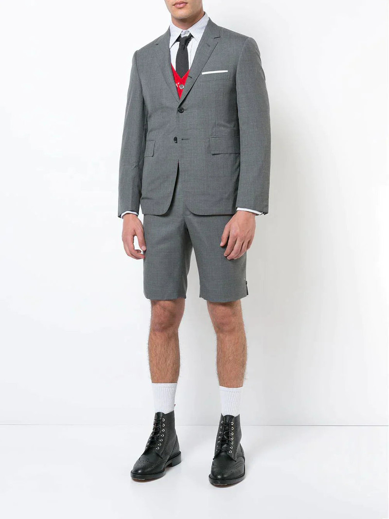 Thom Browne Classic Twill Backstrap Shorts Men outlook