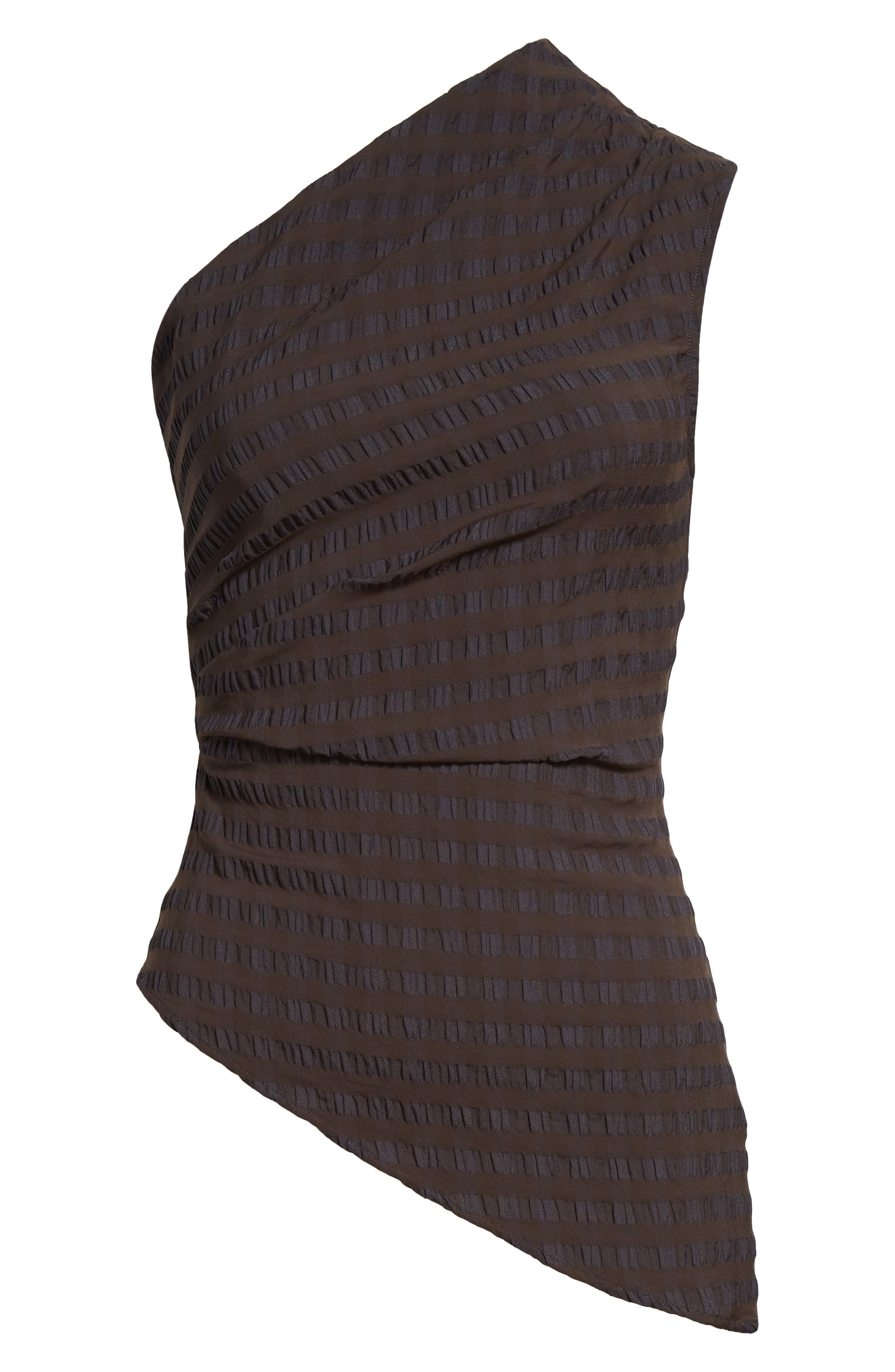 Paloma Wool Win Asymmetric Gingham Seersucker One-Shoulder Top in Lilac at Nordstrom - 6