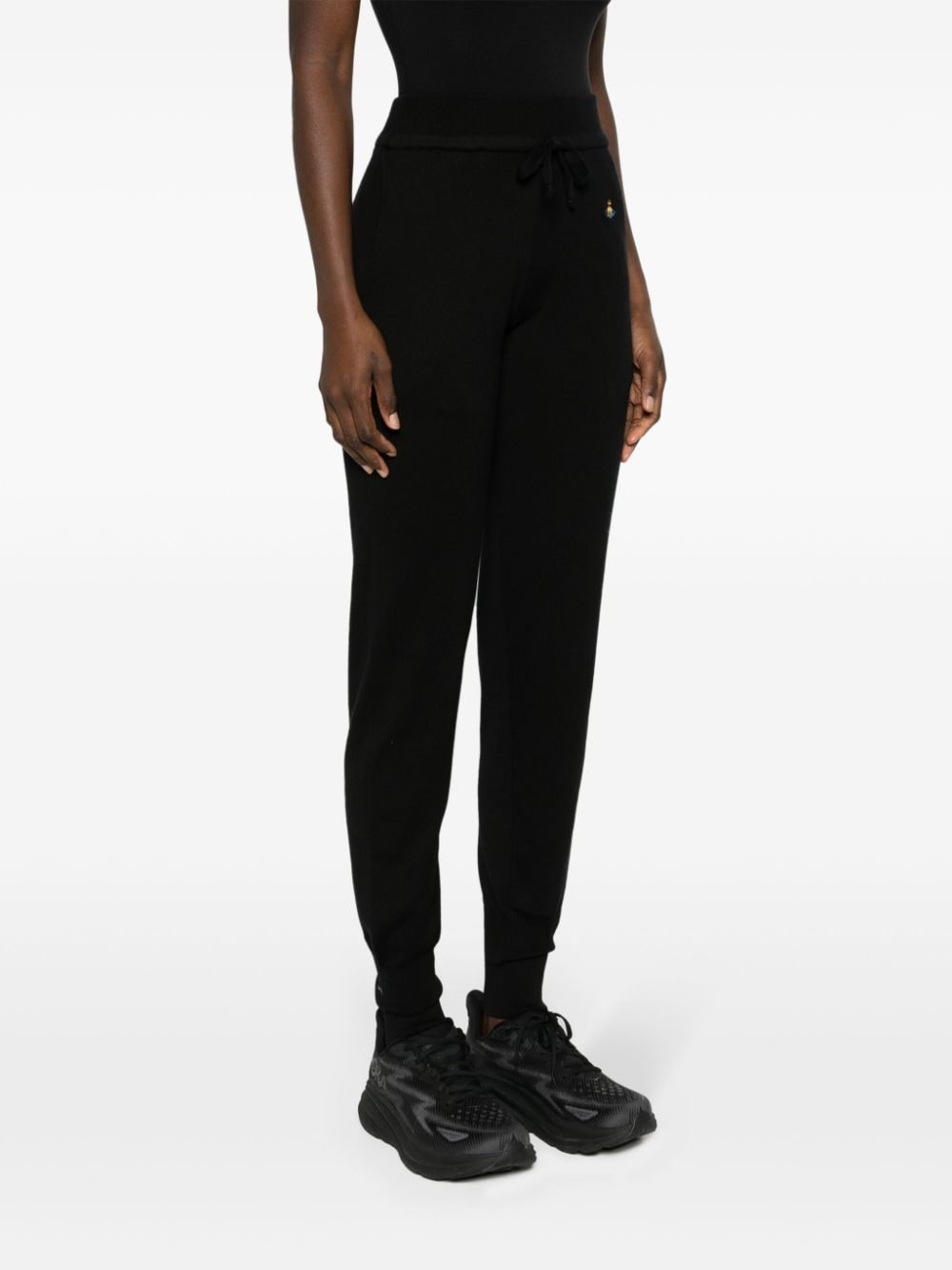 Orb logo-embroidered tapered track trousers - 3