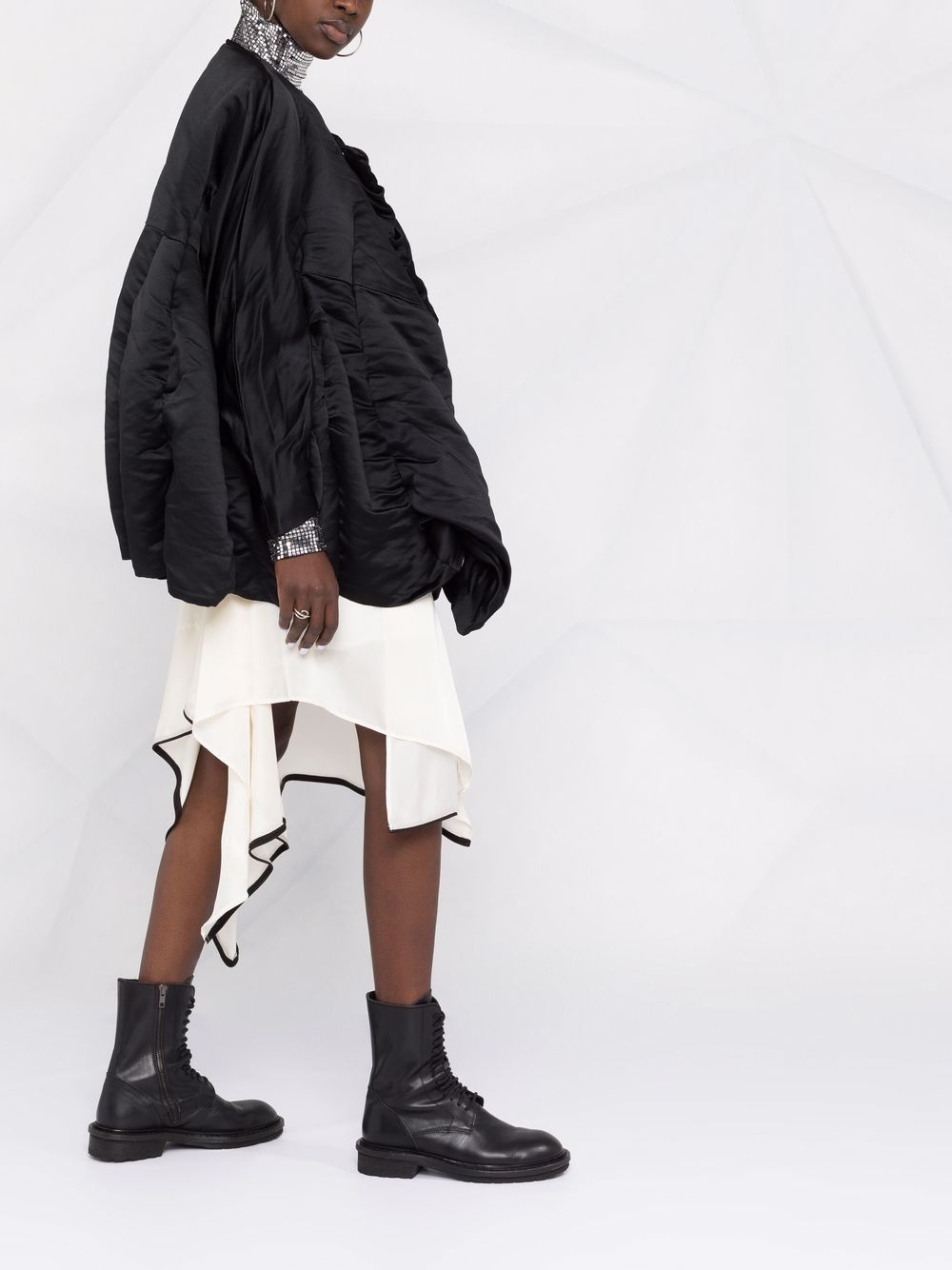 oversize crease-effect jacket - 4