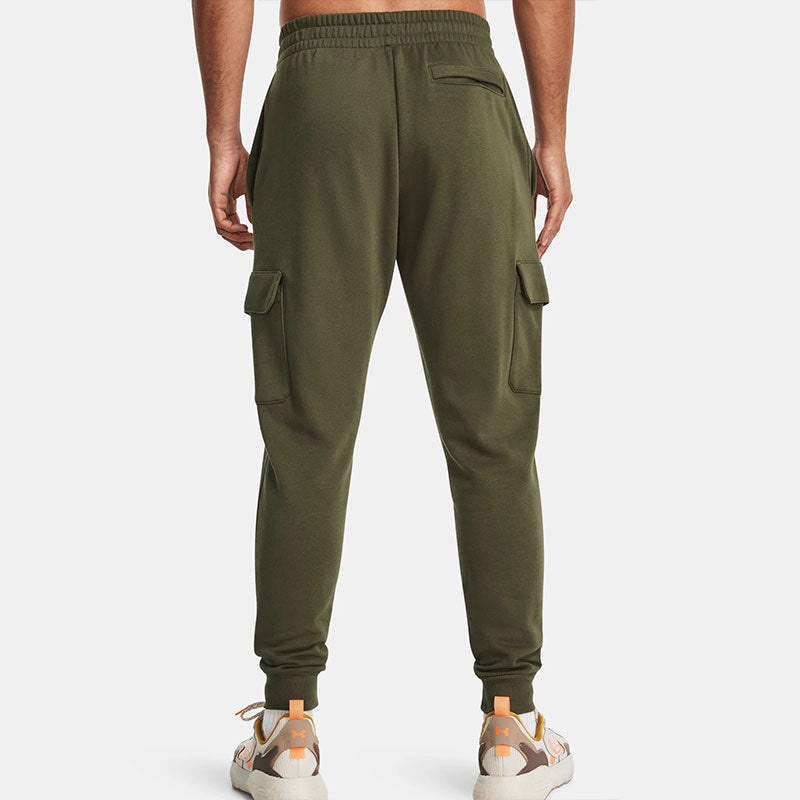Under Armour Rival Fleece Cargo Joggers 'Olive Green' 1382134-390 - 5