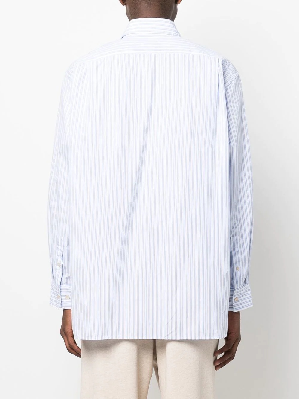 pinstripe organic cotton shirt - 5