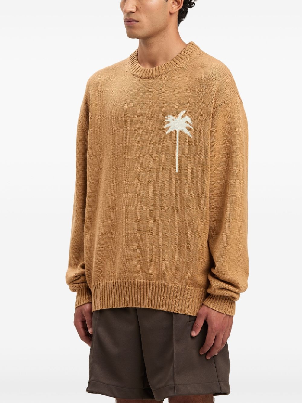 palms-knit sweater - 4