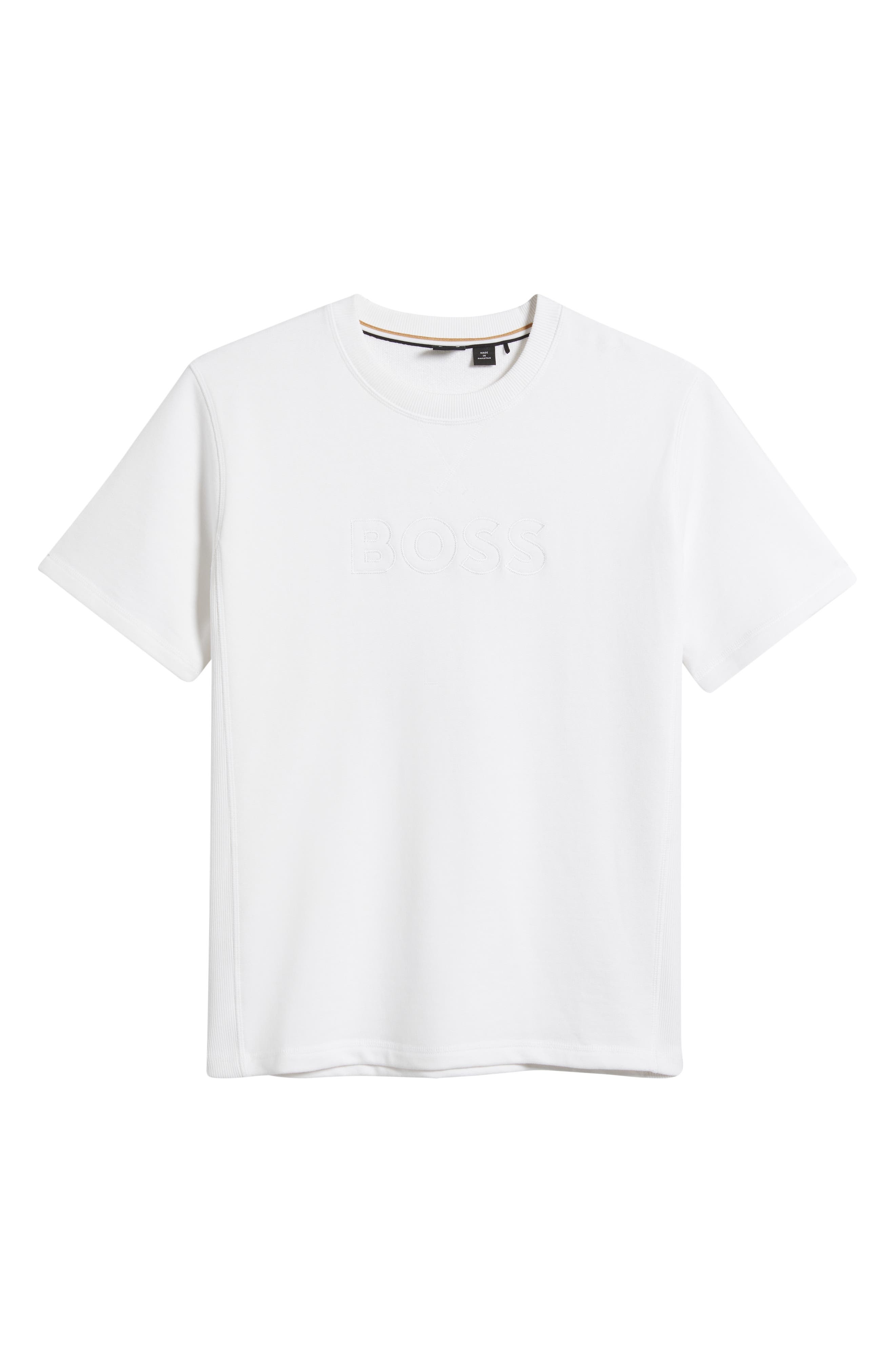 BOSS David Lounge T-Shirt in White at Nordstrom - 5