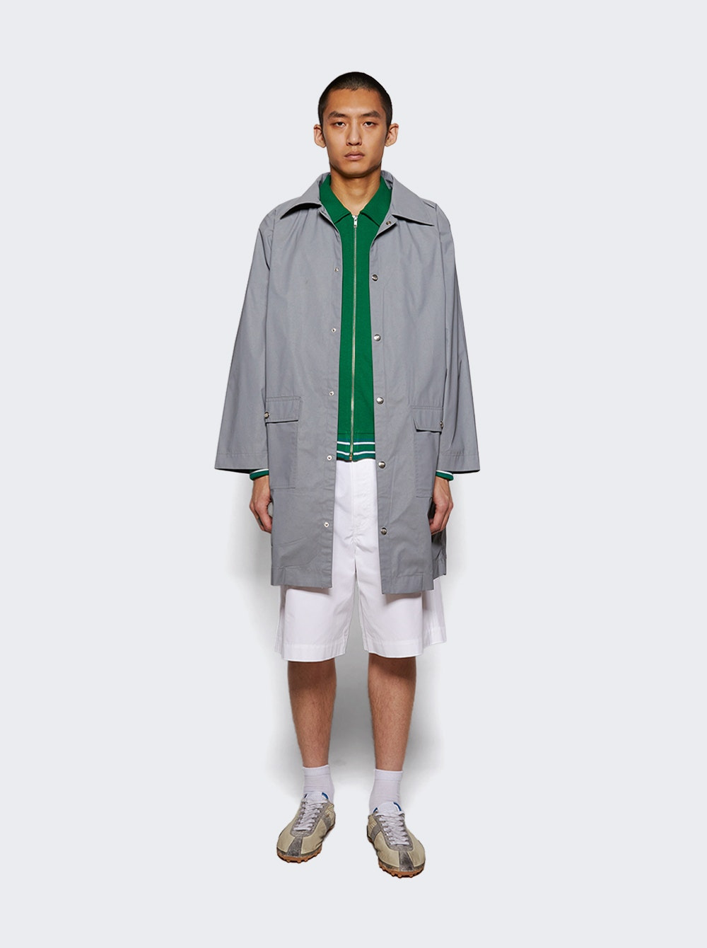 Reflective Rain Coat Grey Reflective - 5