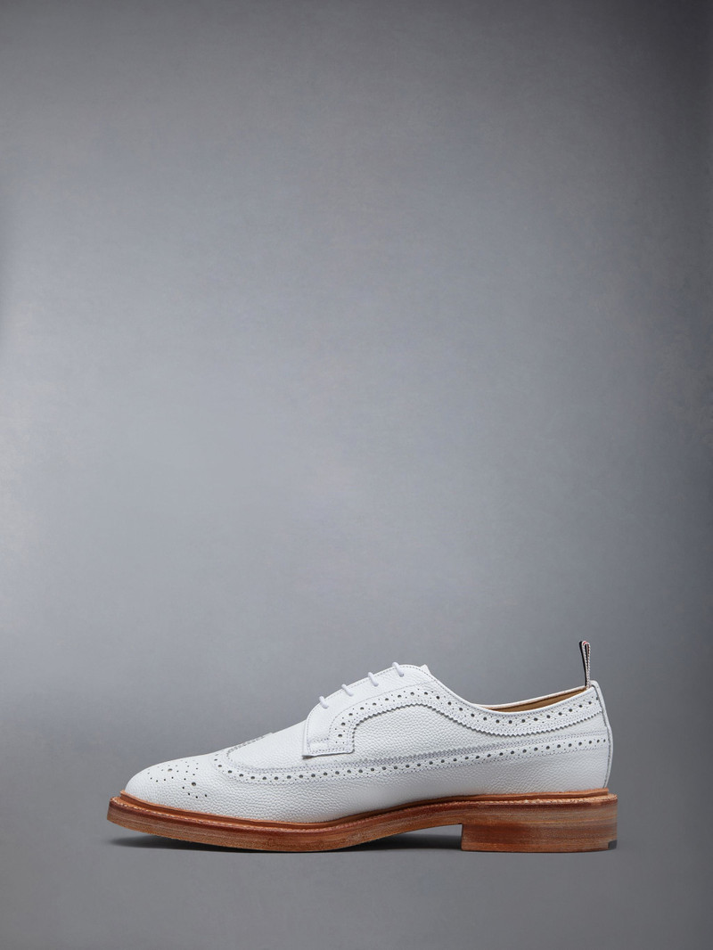 LONGWING BROGUE W/ LEATHER SOLE IN PEBBLE GRAIN LEATHER 3