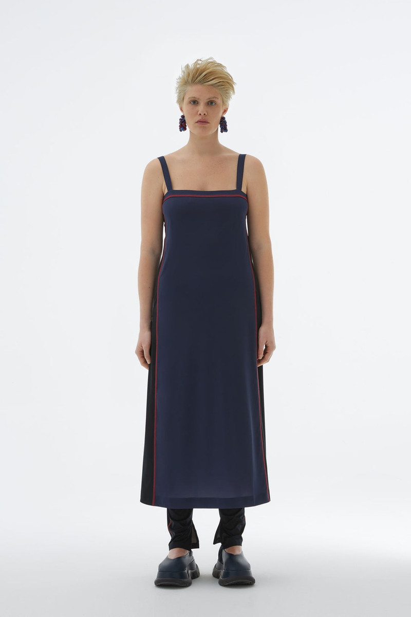 SUNNEI TECH SLIP DRESS outlook