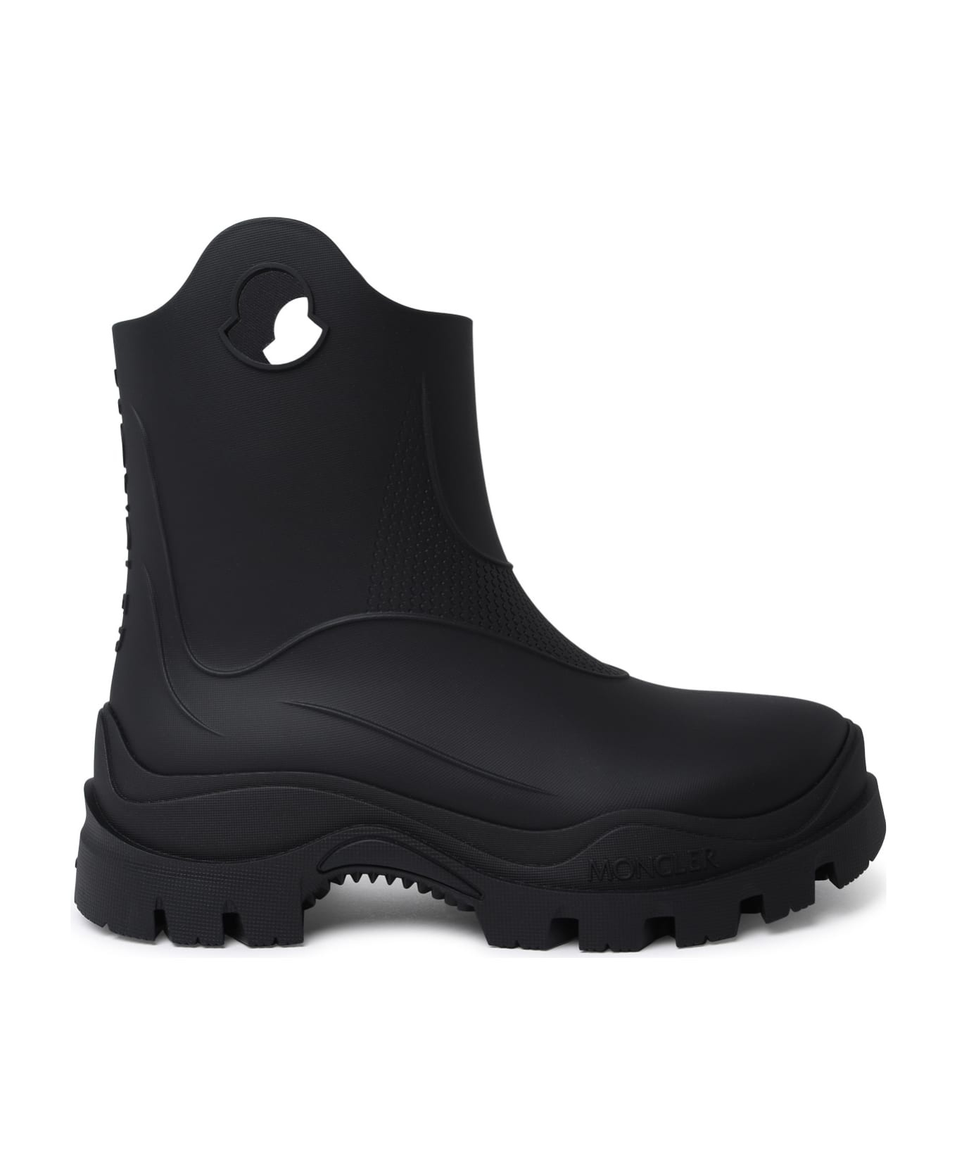 'misty' Black Pvc Rain Boots - 1