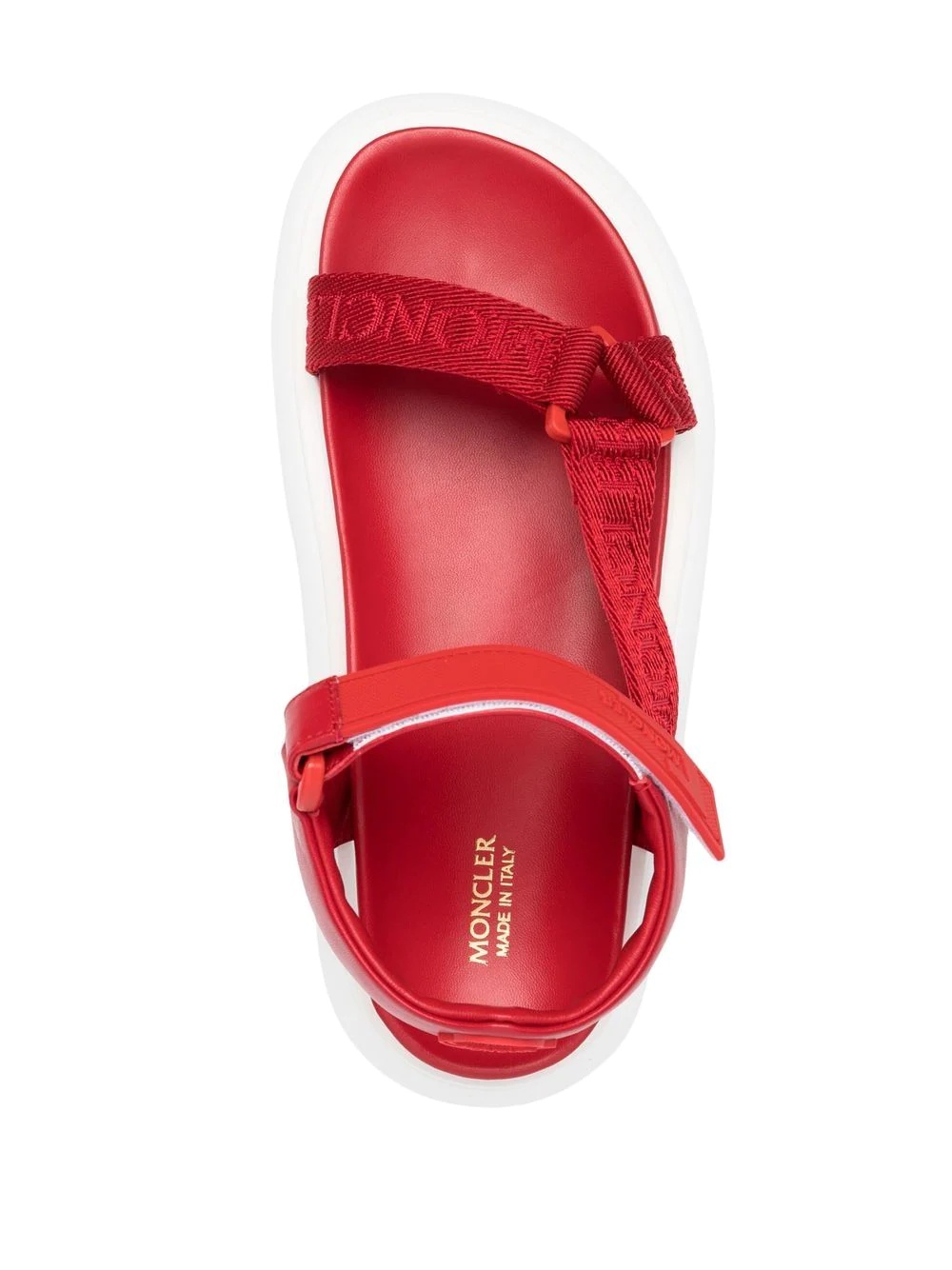multi-strap flatform sandal - 4