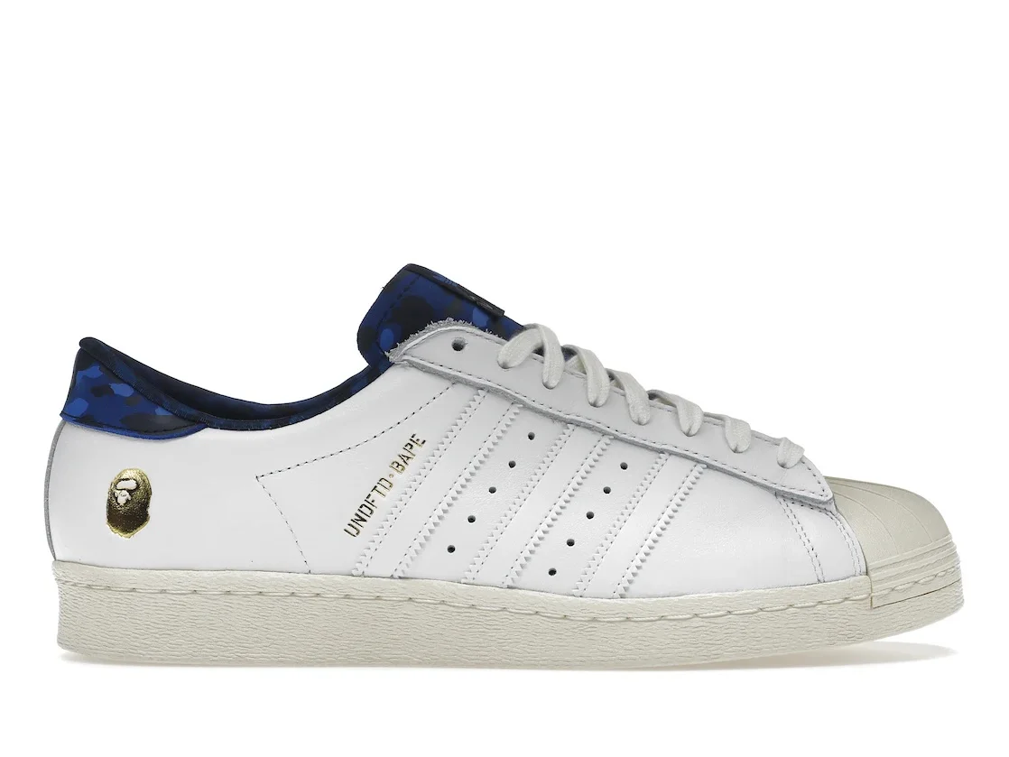 adidas Superstar 80s Undefeated Bape White - 1