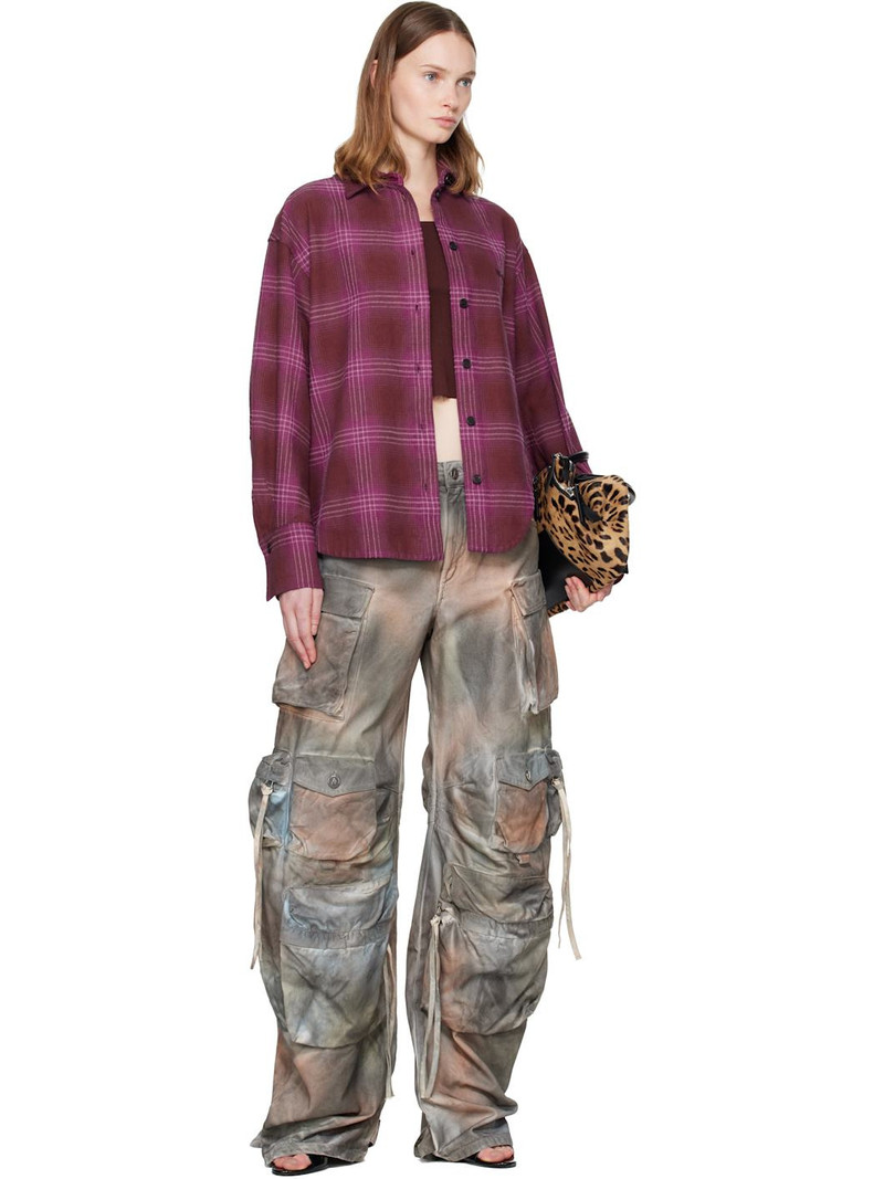 THE ATTICO Gray Fern Jeans outlook