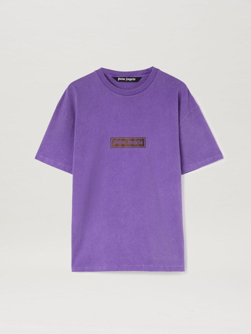 GARMENT DYE BOX LOGO TEE - 1