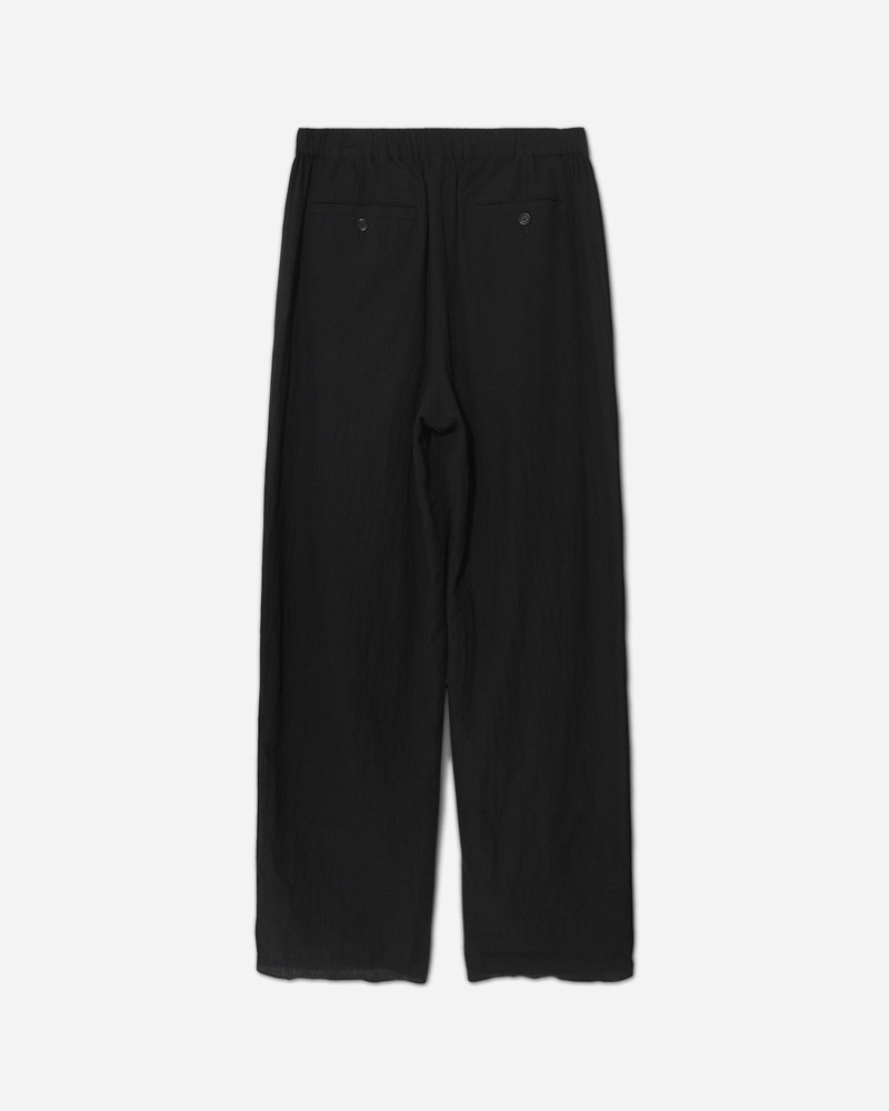UNDERCOVER Men's Linen-Ramie Blend Cotton Easy Pants Black outlook
