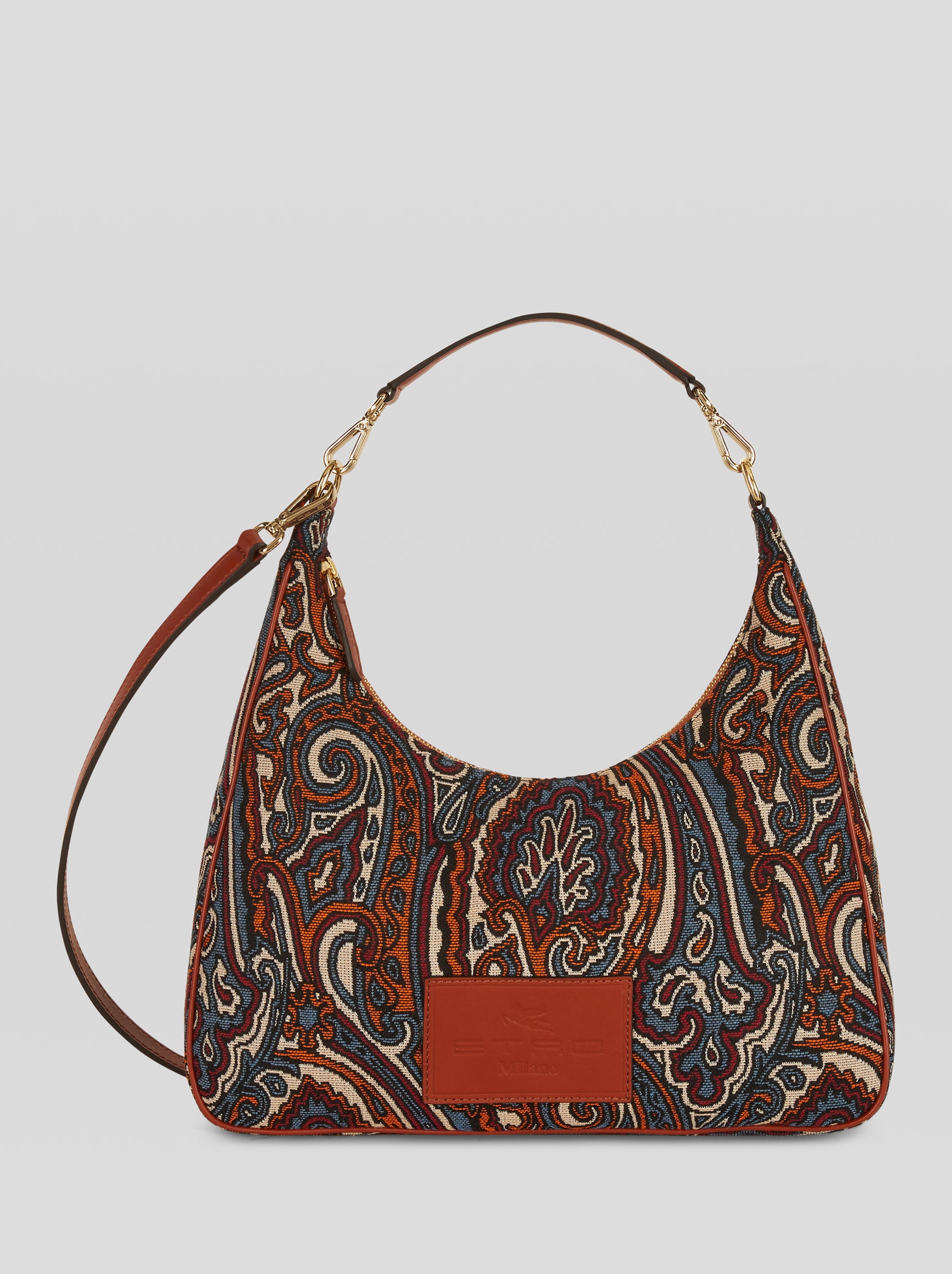 PAISLEY JACQUARD HANDBAG - 1