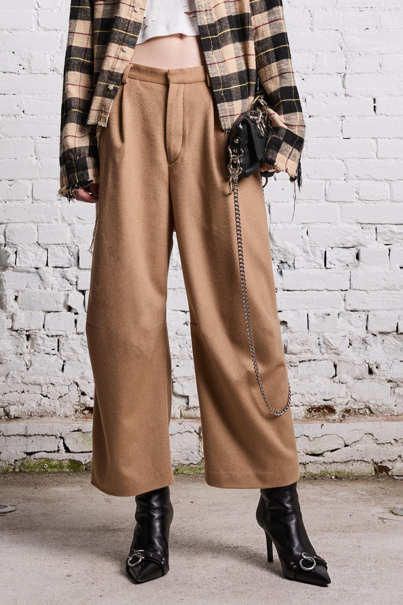 ARTICULATED KNEE TROUSER - CAMEL - 3