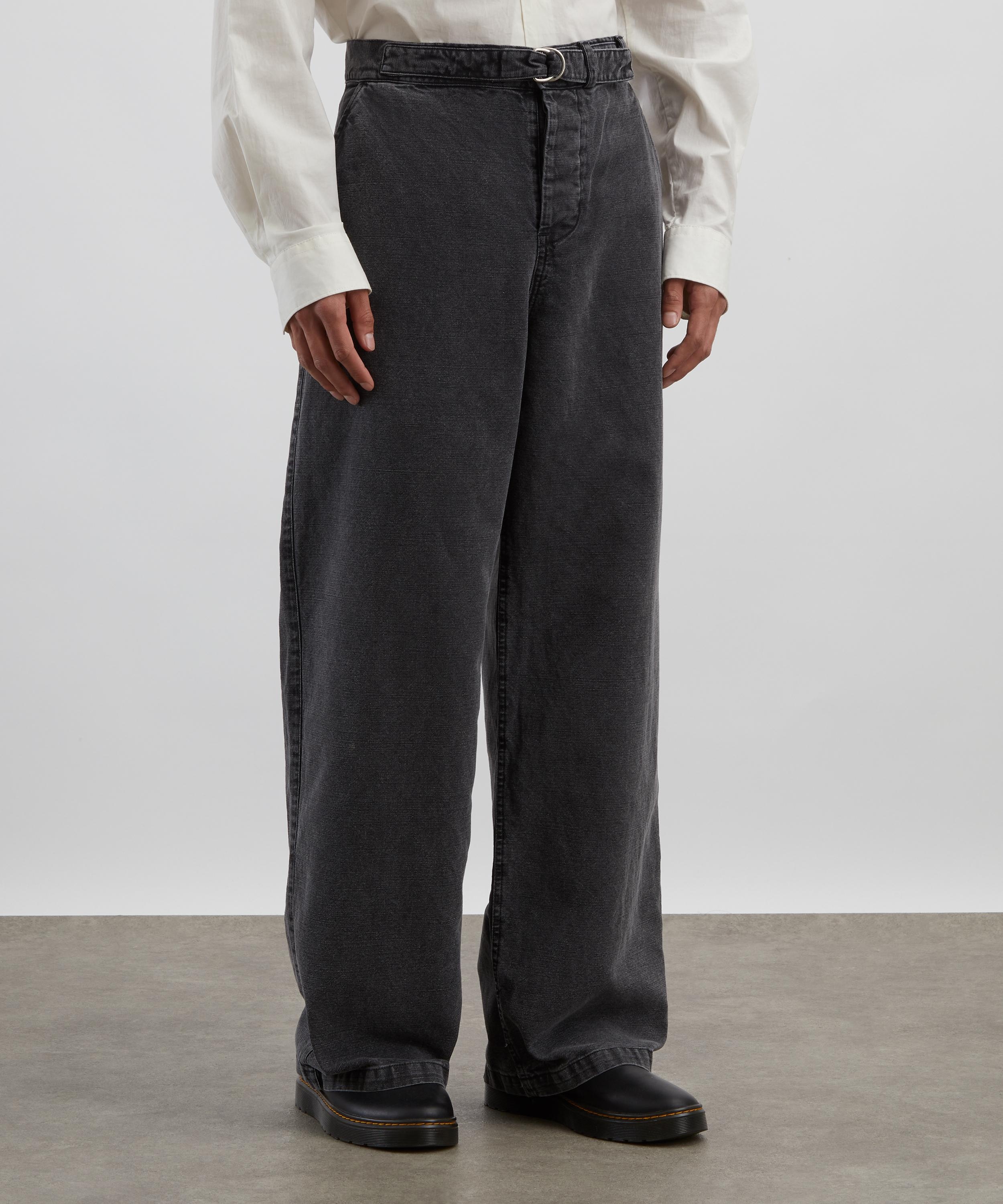Stern Chino Relaxed Straight Trousers - 3