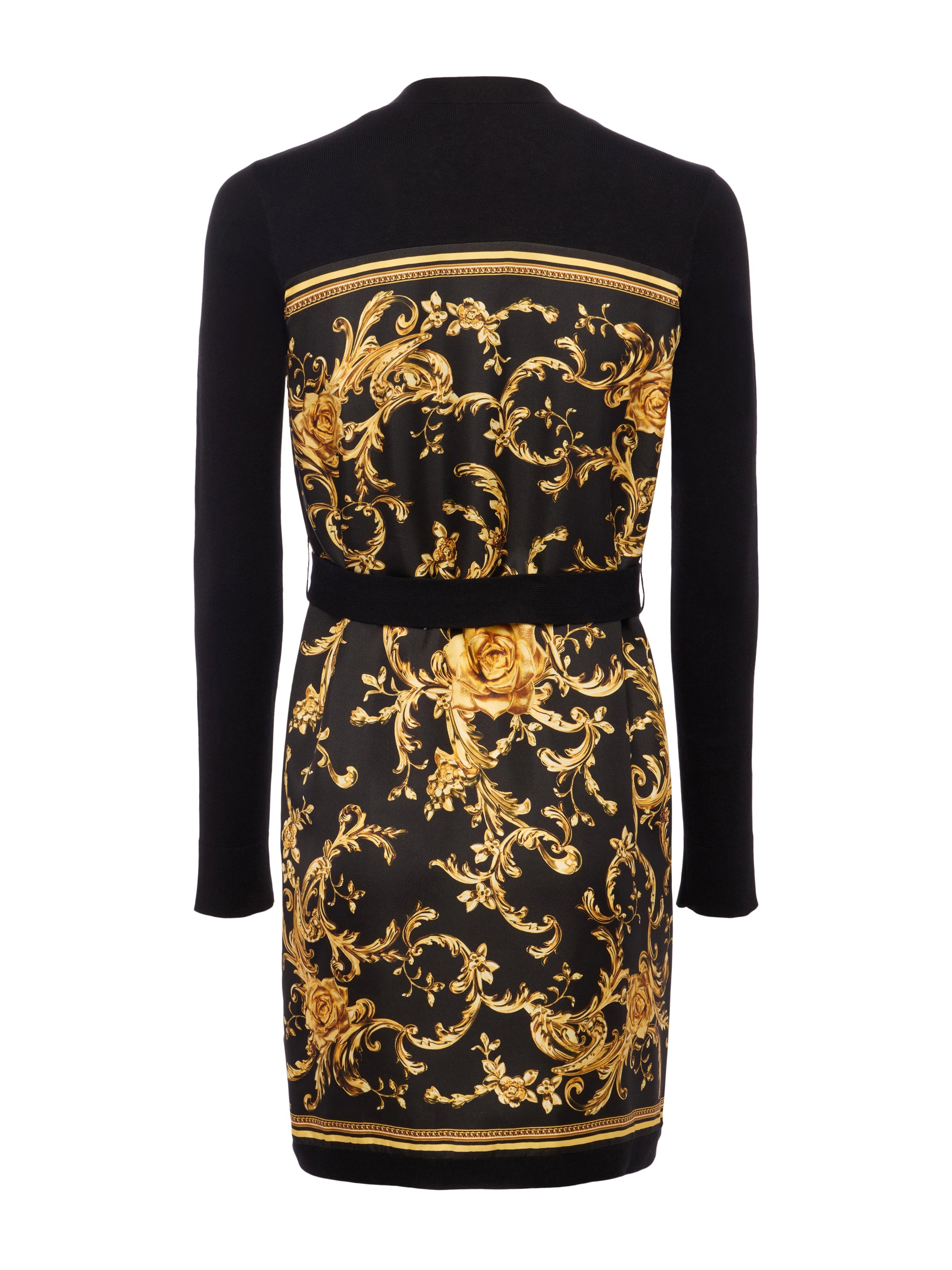 Beverly Silk Panel Cardigan - 2