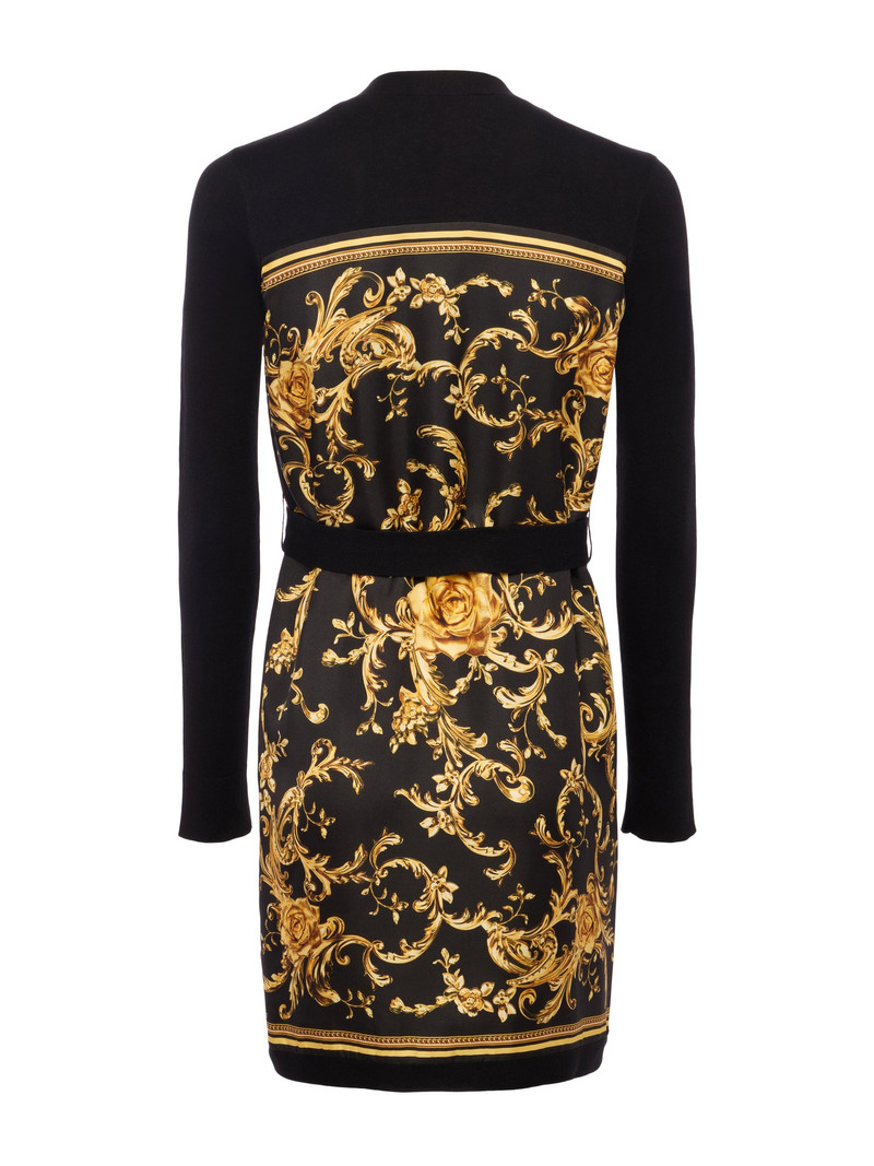 L'AGENCE Beverly Silk Panel Cardigan outlook