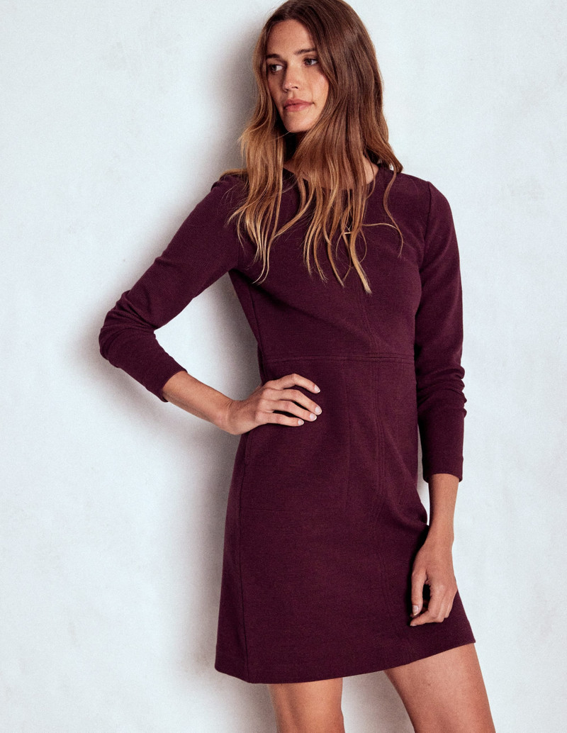 Cornelia Ottoman Dress-Dark Cherry 6