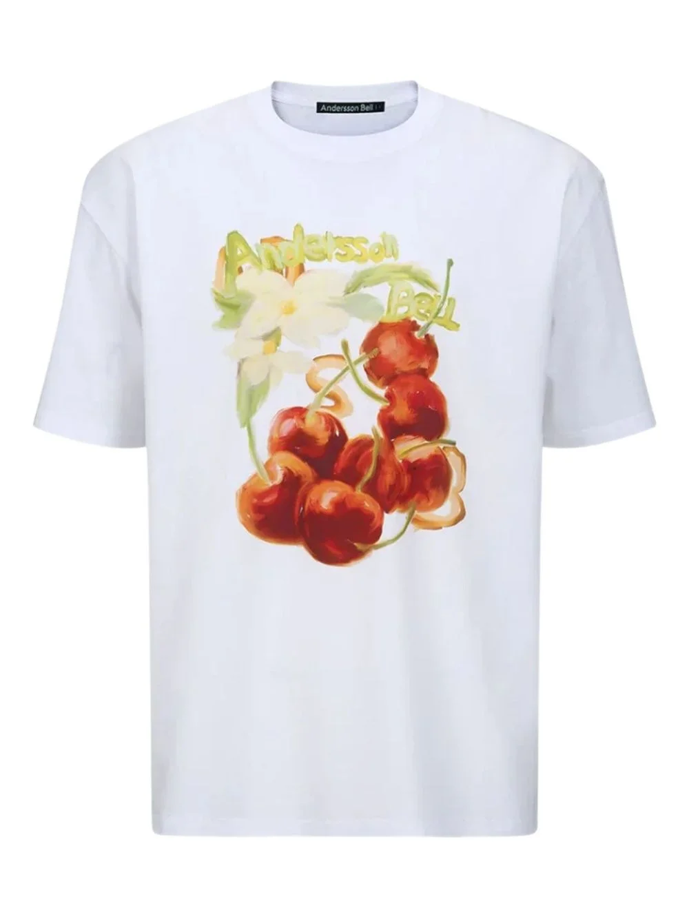 fruit-print t-shirt - 1