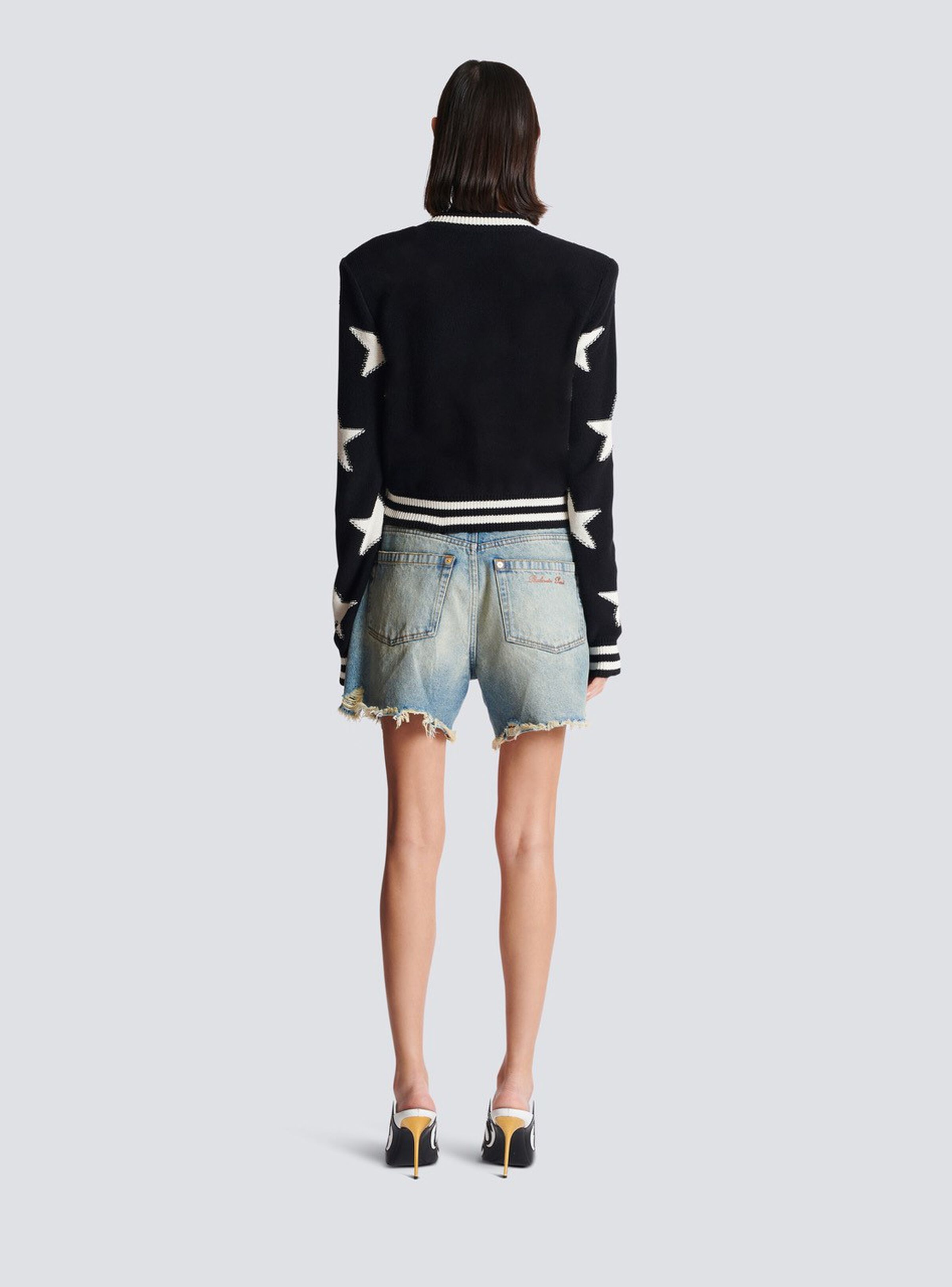 Buttoned knit cardigan - 4