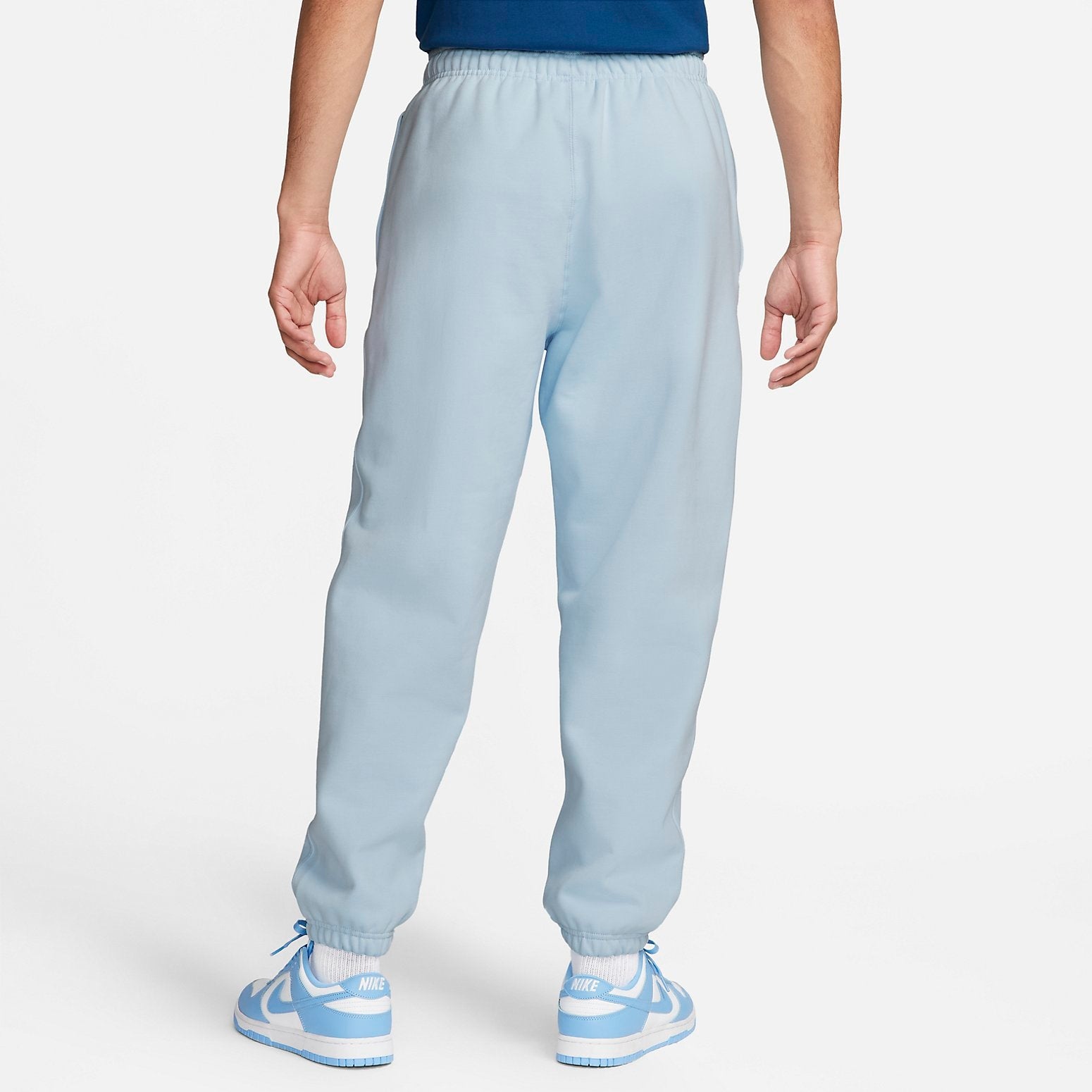 Nike Lab Solo Swoosh Sweatpants 'Baby Blue' CW5460-441 - 2