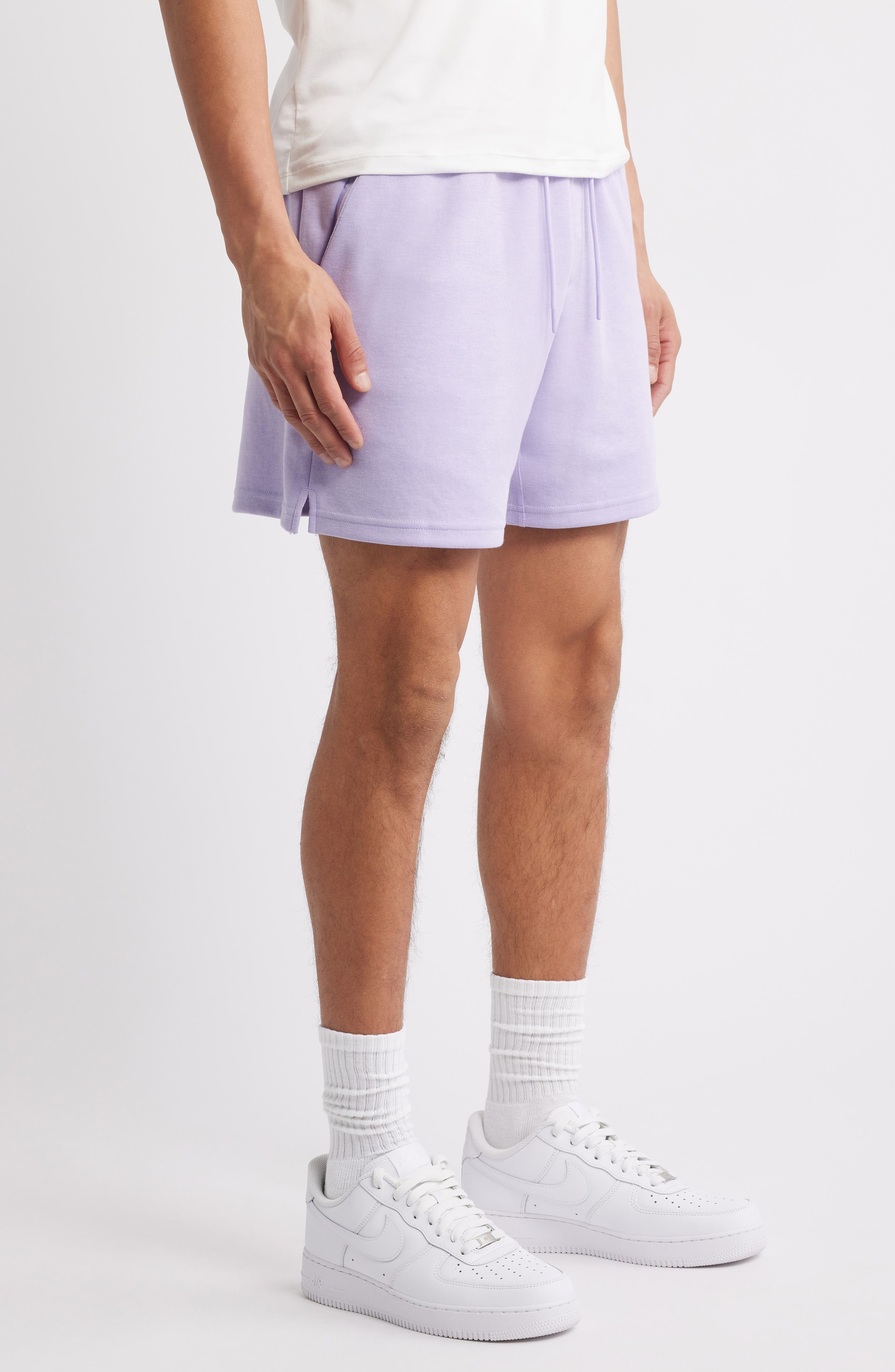 Nike Primary Dri-FIT Unlined Shorts in Hydrangeas/Heather at Nordstrom - 3