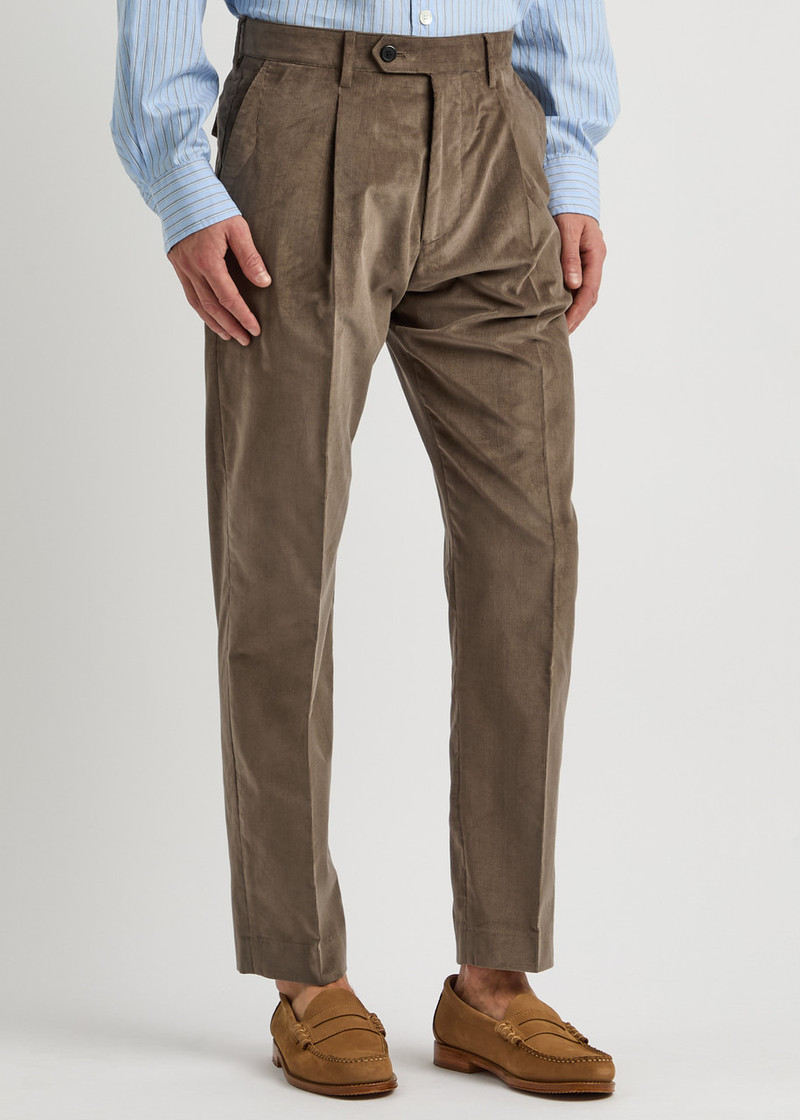 Paul Smith Paul Smith Tapered-leg Corduroy Trousers outlook