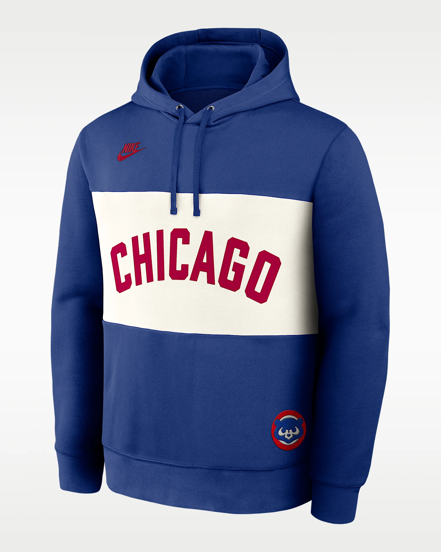 Chicago Cubs Cooperstown Legacy Men's Nike MLB Pullover Hoodie - 1
