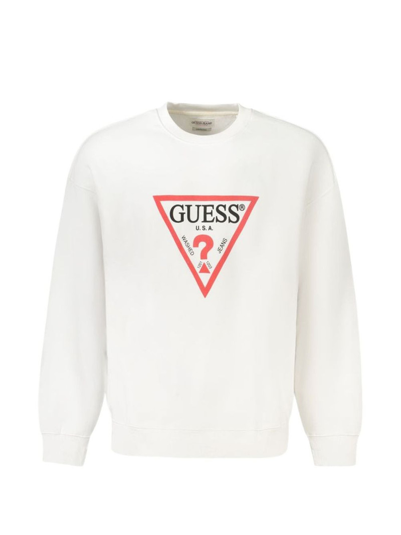 Iconic logo-print cotton sweater 1