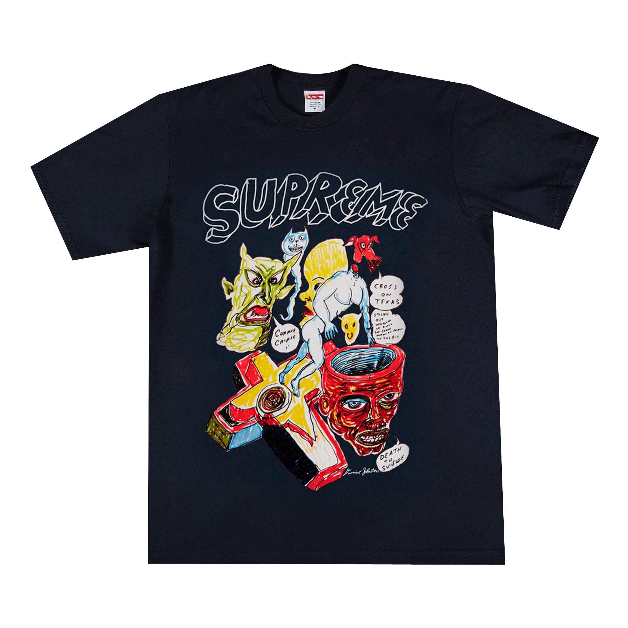 Supreme x Daniel Johnston Tee 'Navy' - 1