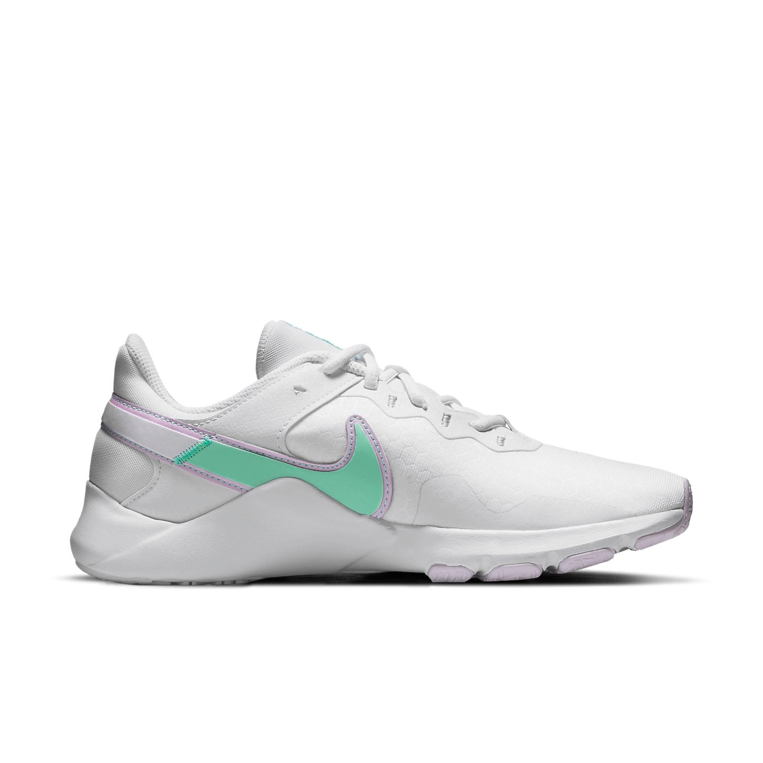 (WMNS) Nike Legend Essential 2 'White Green Glow' CQ9545-100 - 2