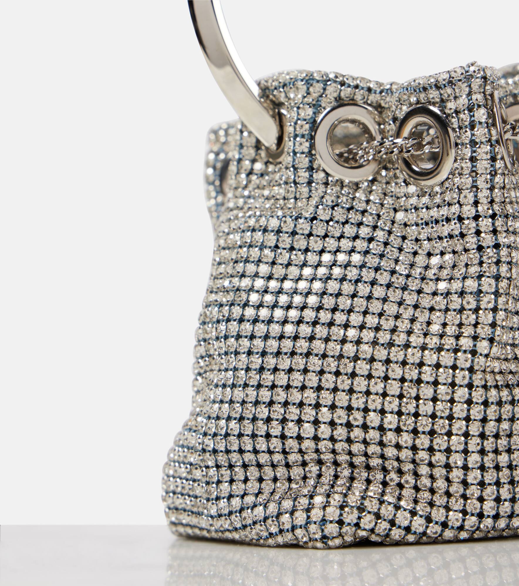 Bon Bon Micro embellished bucket bag - 6