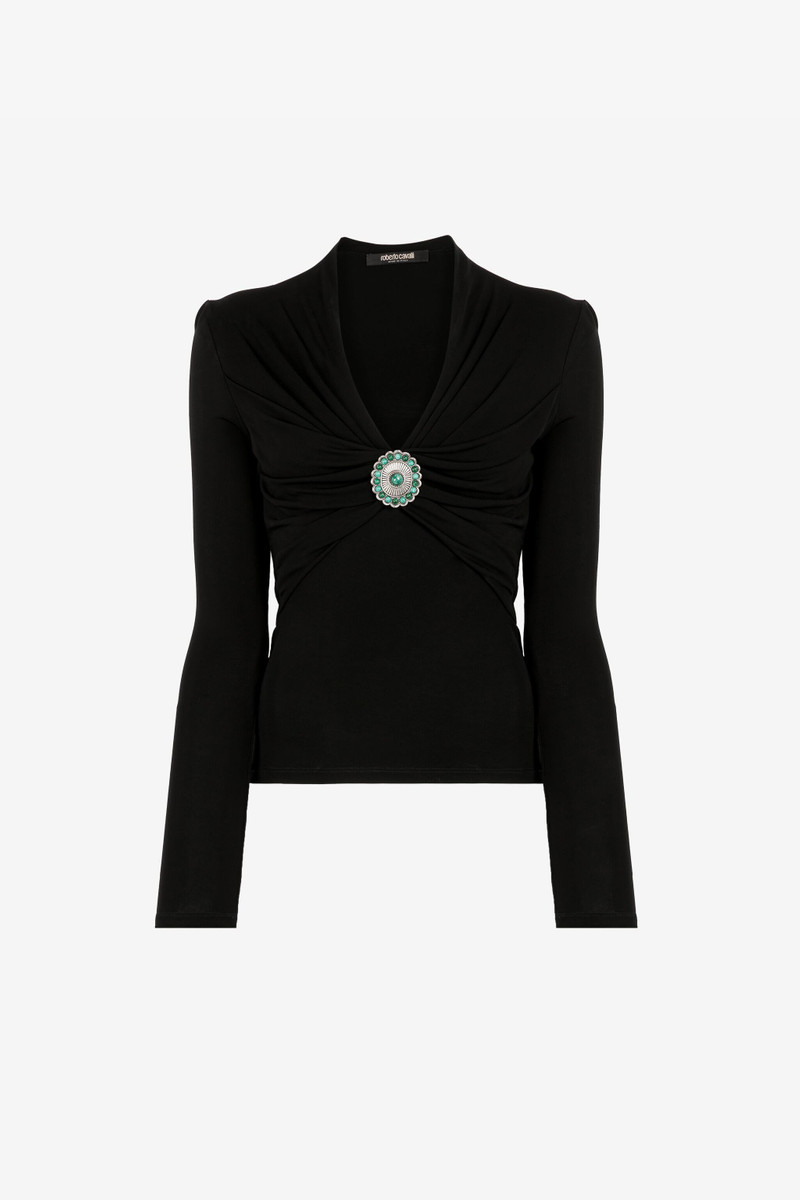Embellished Gathered Top 1